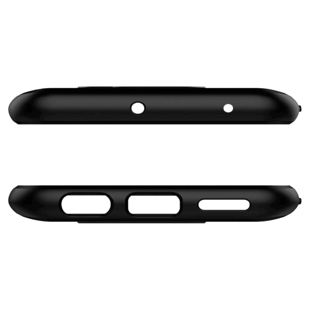 spigen Rugged Armor TPU Back Case For Redmi Note 9 (Air Cushion Technology, ACS01192, Matte Black)_8