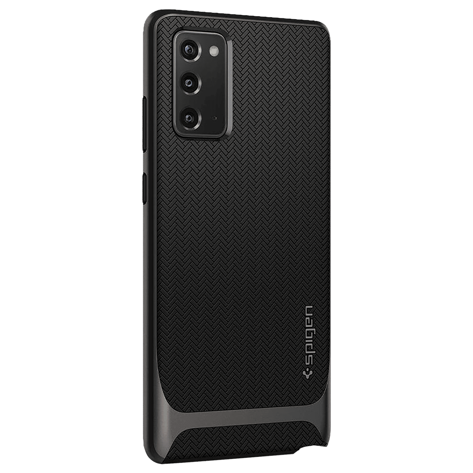 spigen Neo Hybrid TPU & PC Back Case For Galaxy Note 20 5G (Air Cushion Technology, ACS01425, Gunmetal)_8