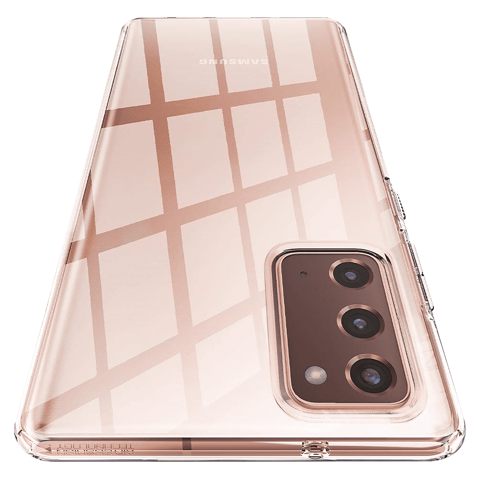 spigen Liquid Crystal TPU & Polycarbonate Back Cover for SAMSUNG Galaxy Note 20 (Wireless Charging Compatible, Crystal Clear)_7