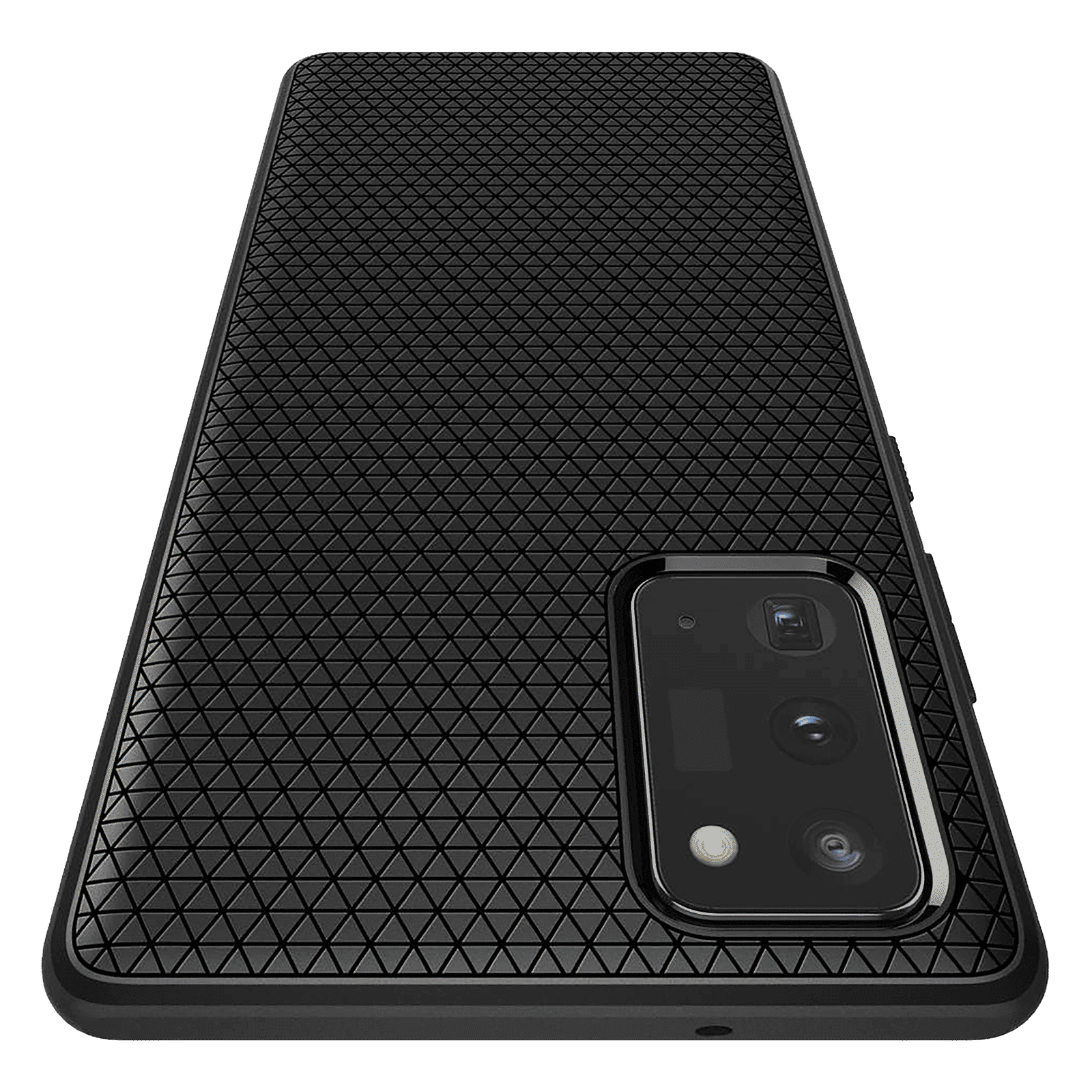 spigen Liquid Air TPU Back Cover for SAMSUNG Galaxy Note 20 (Supports Wireless Charging, Matte Black)_8