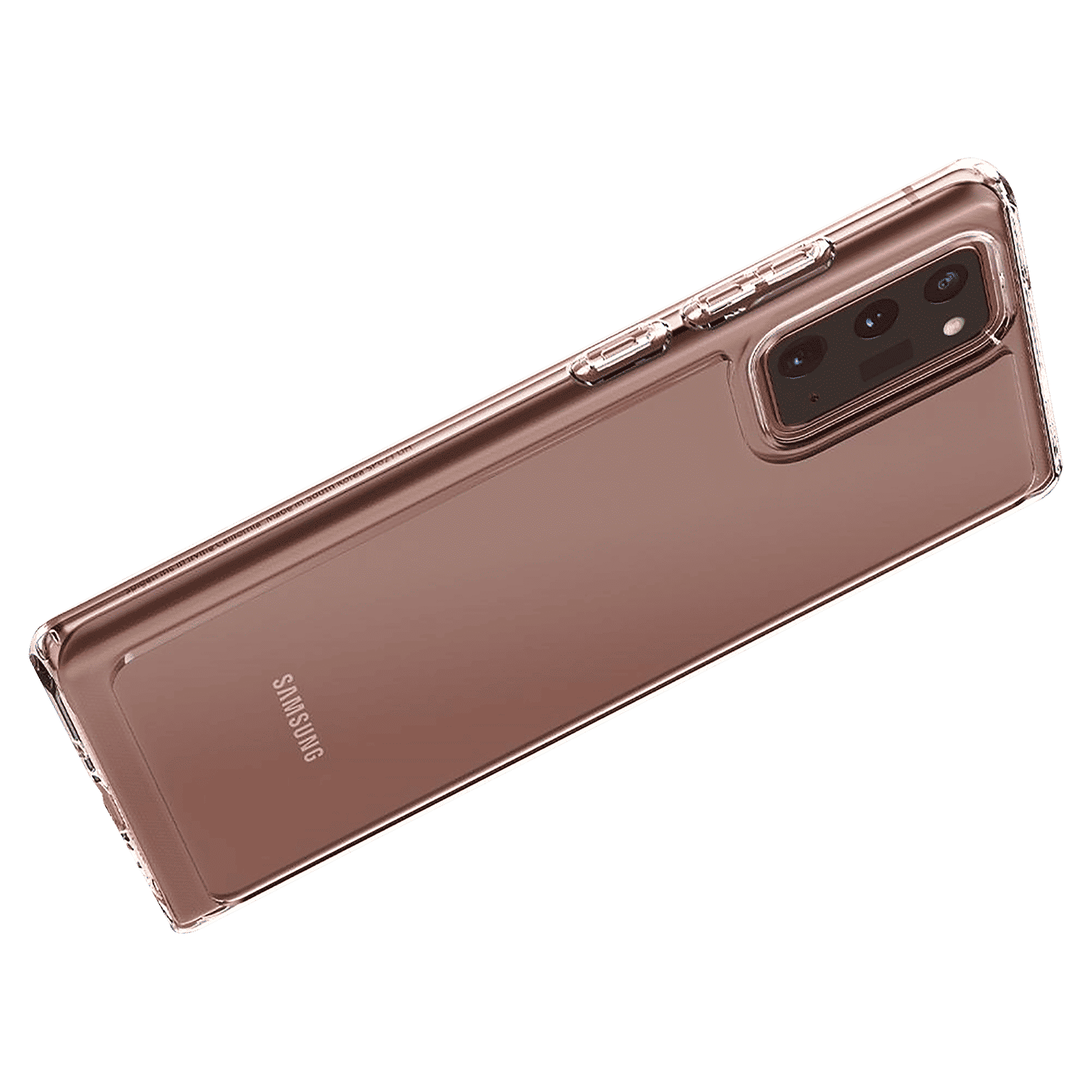 spigen Ultra Hybrid Polycarbonate & TPU Back Cover for SAMSUNG Galaxy Note 20 (Air Cushion Technology, Crystal Clear)_9