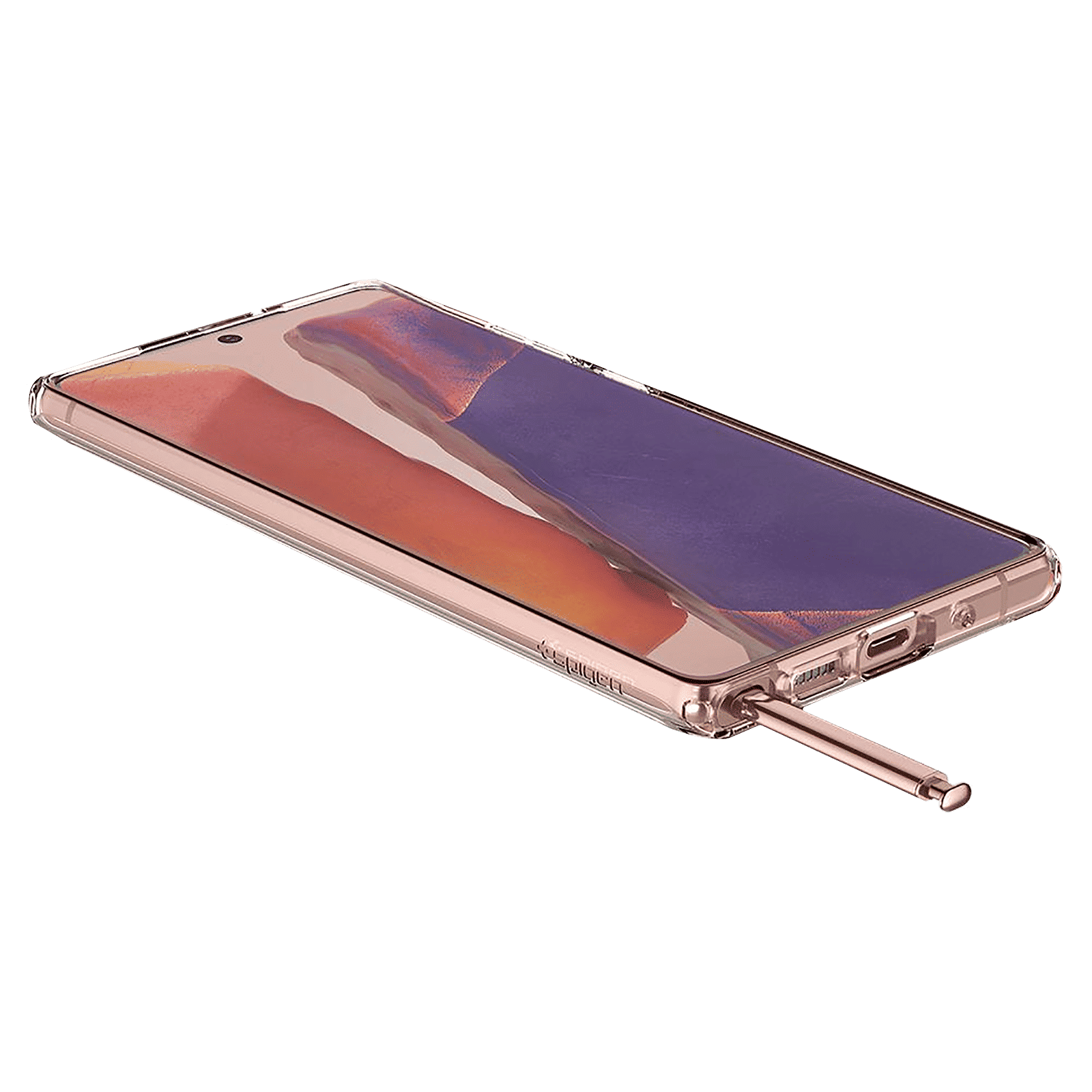spigen Ultra Hybrid Polycarbonate & TPU Back Cover for SAMSUNG Galaxy Note 20 (Air Cushion Technology, Crystal Clear)_10
