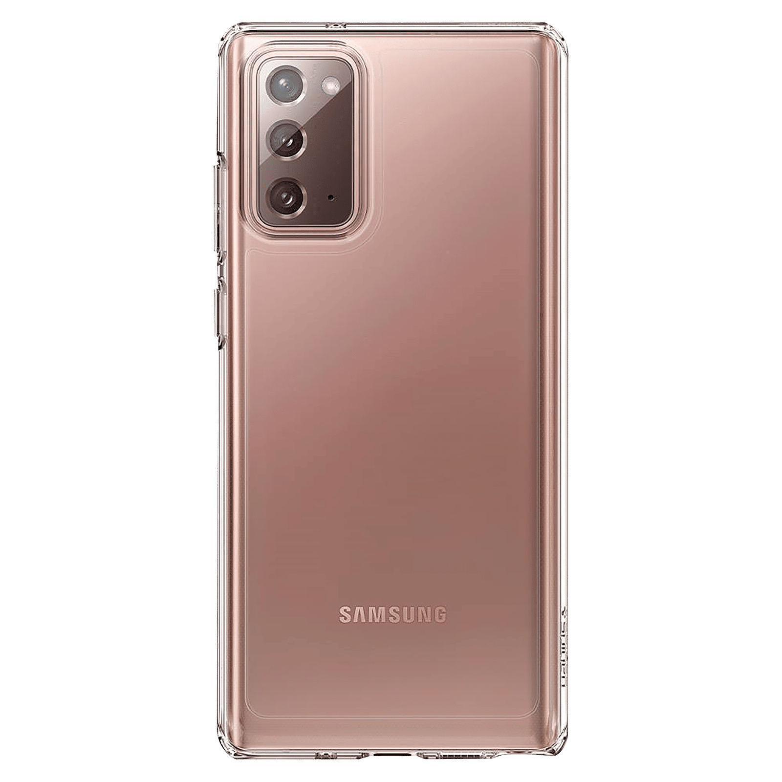 spigen Ultra Hybrid Polycarbonate & TPU Back Cover for SAMSUNG Galaxy Note 20 (Air Cushion Technology, Crystal Clear)_4