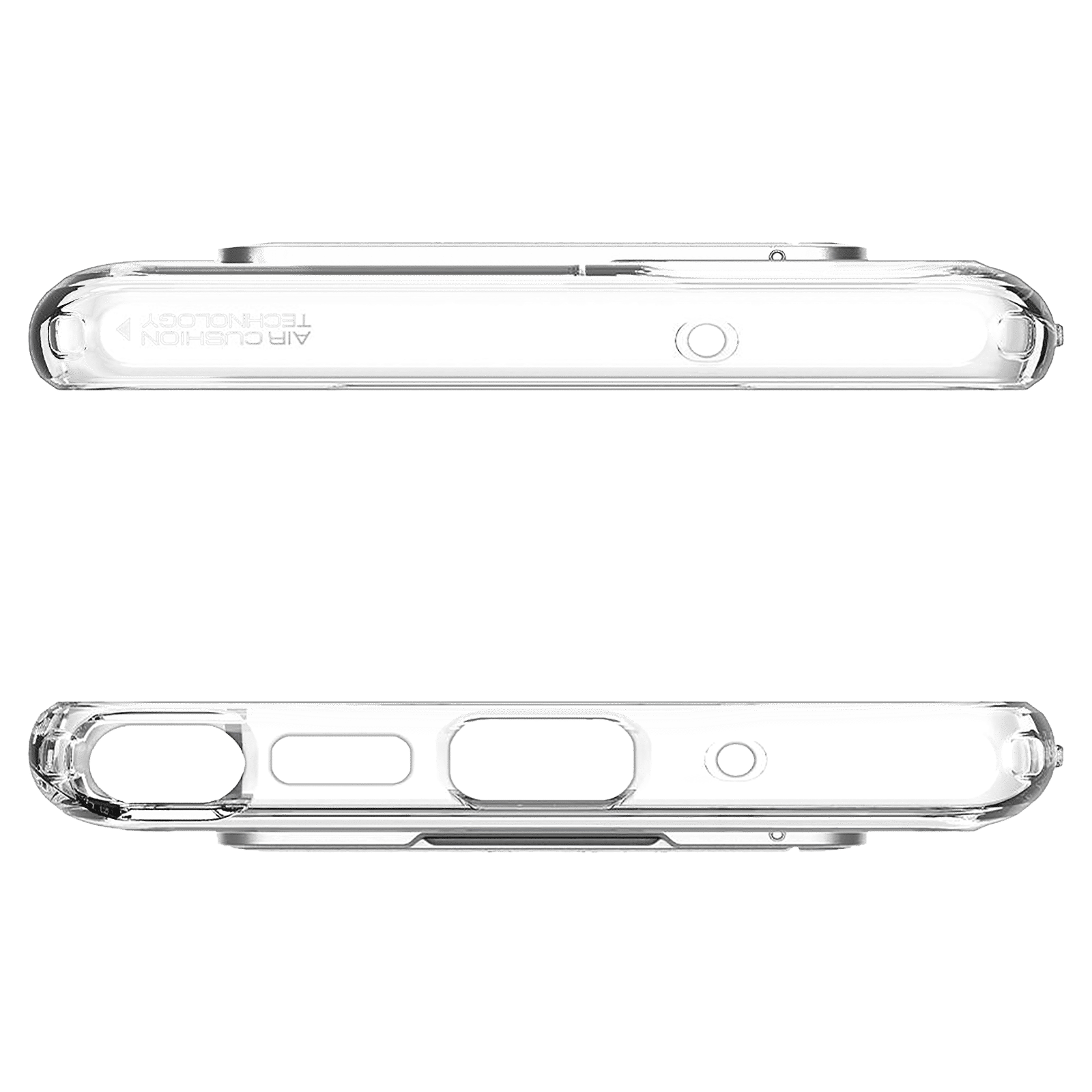 spigen Ultra Hybrid S Hard Polycarbonate & TPU Back Cover for SAMSUNG Galaxy Note 20 (Air Cushion Technology, Crystal Clear)_8