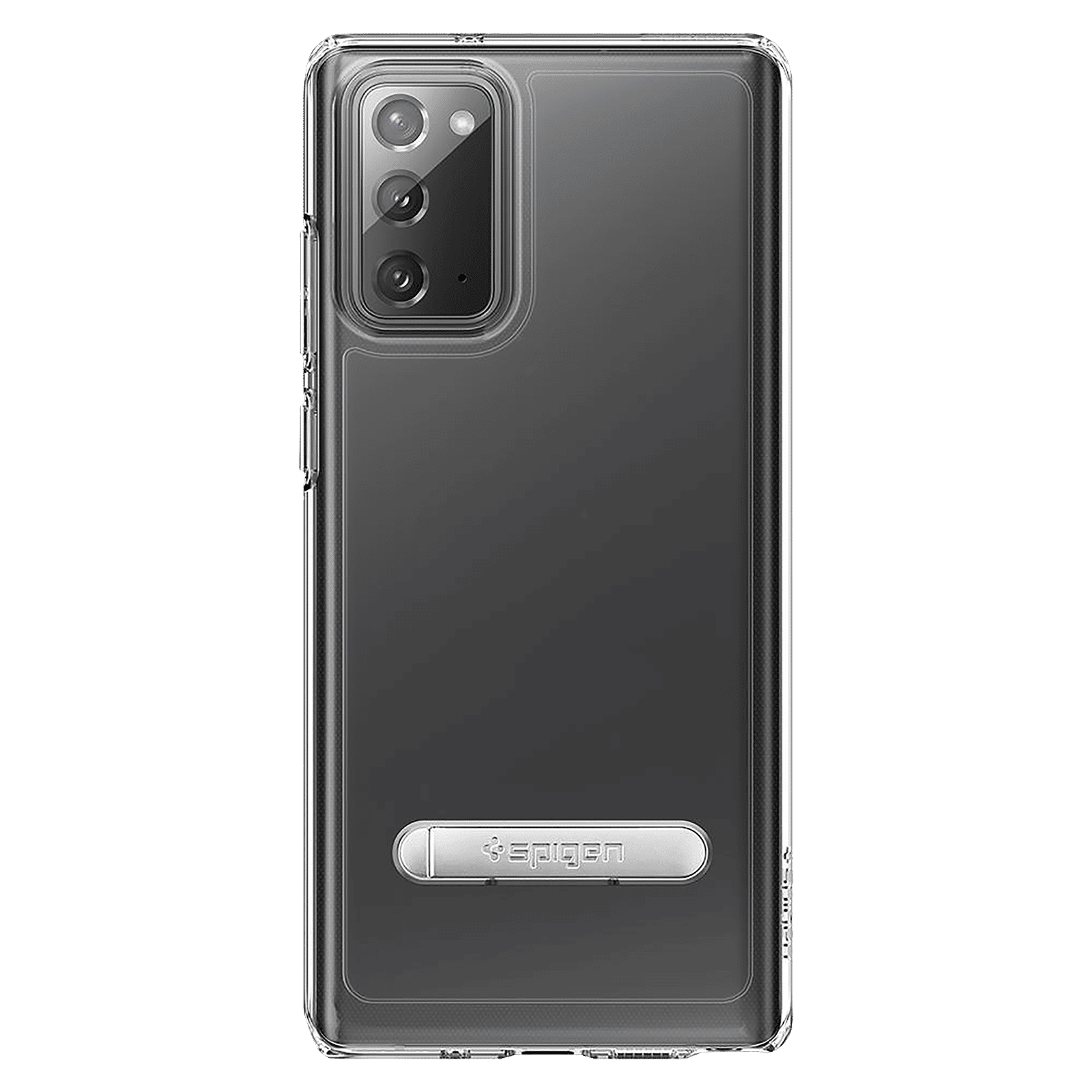 spigen Ultra Hybrid S Hard Polycarbonate & TPU Back Cover for SAMSUNG Galaxy Note 20 (Air Cushion Technology, Crystal Clear)_4