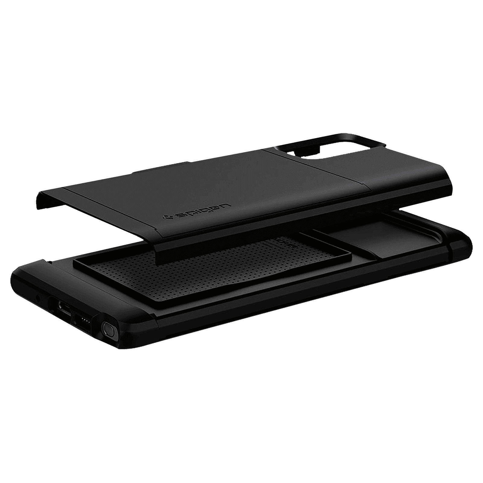 spigen Slim Armor CS TPU & Polycarbonate Back Cover for SAMSUNG Galaxy Note 20 (Wireless Charging Compatible, Black)_10