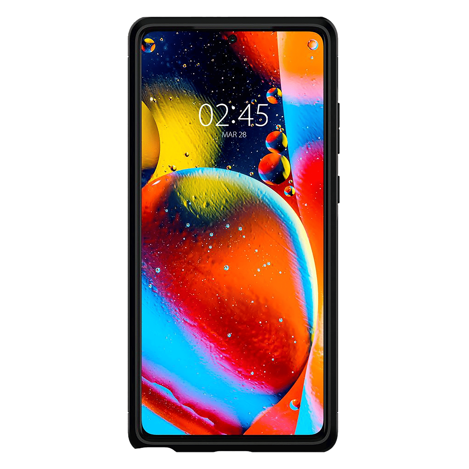 spigen Slim Armor CS TPU & Polycarbonate Back Cover for SAMSUNG Galaxy Note 20 (Wireless Charging Compatible, Black)_3