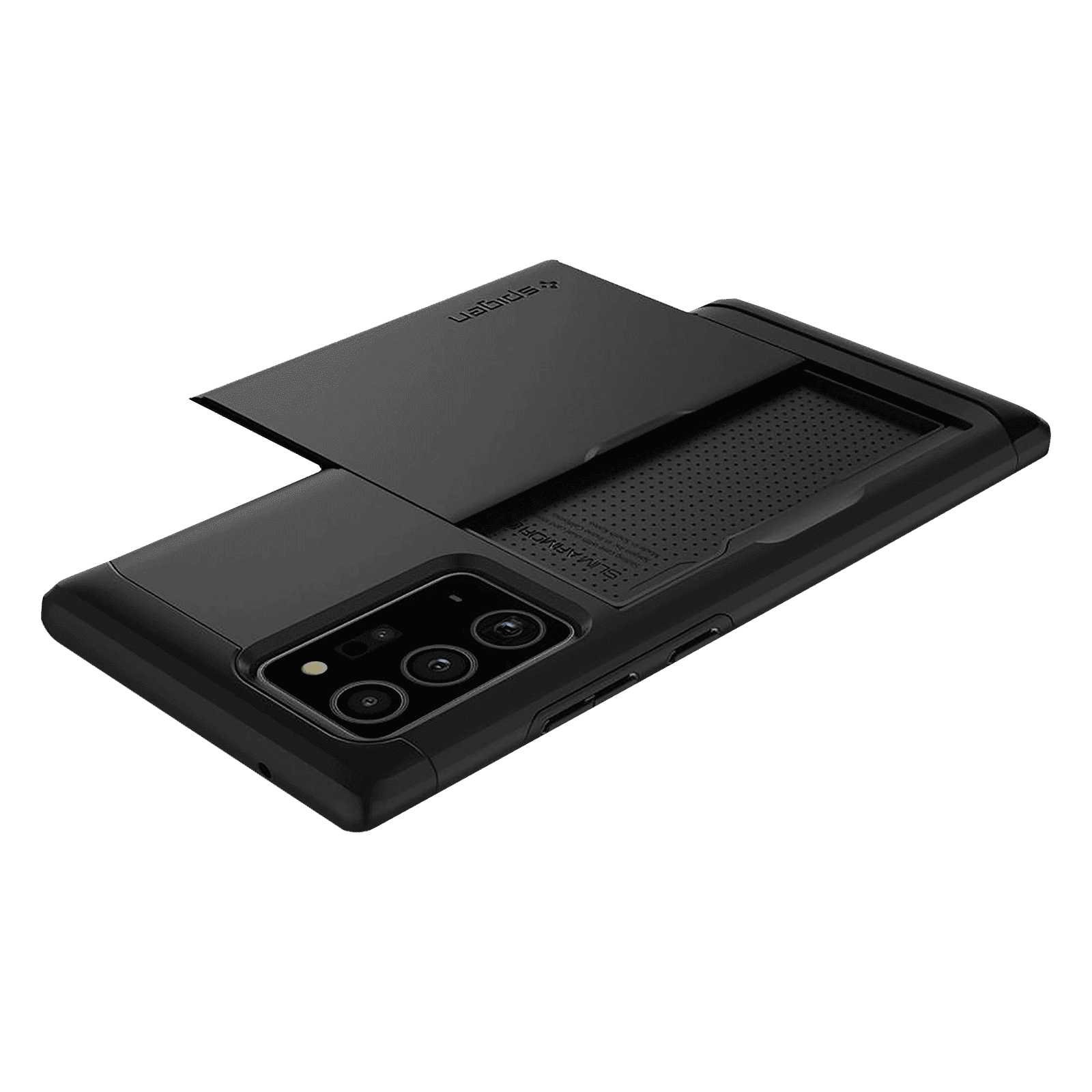 spigen Slim Armor CS TPU & PC Back Case For Galaxy Note 20 Ultra 5G (Air Cushion Technology, ACS01398, Black)_11