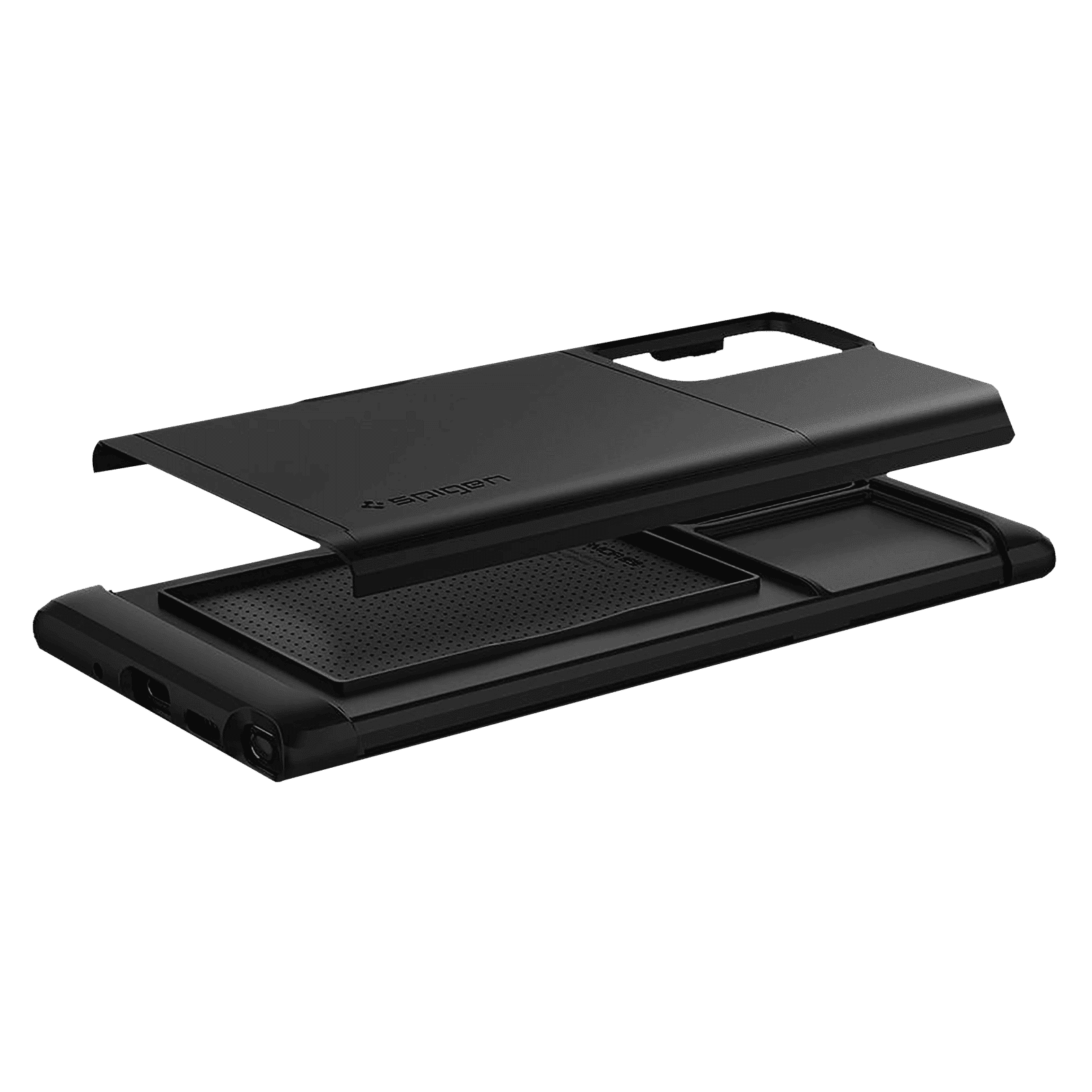 spigen Slim Armor CS TPU & PC Back Case For Galaxy Note 20 Ultra 5G (Air Cushion Technology, ACS01398, Black)_12