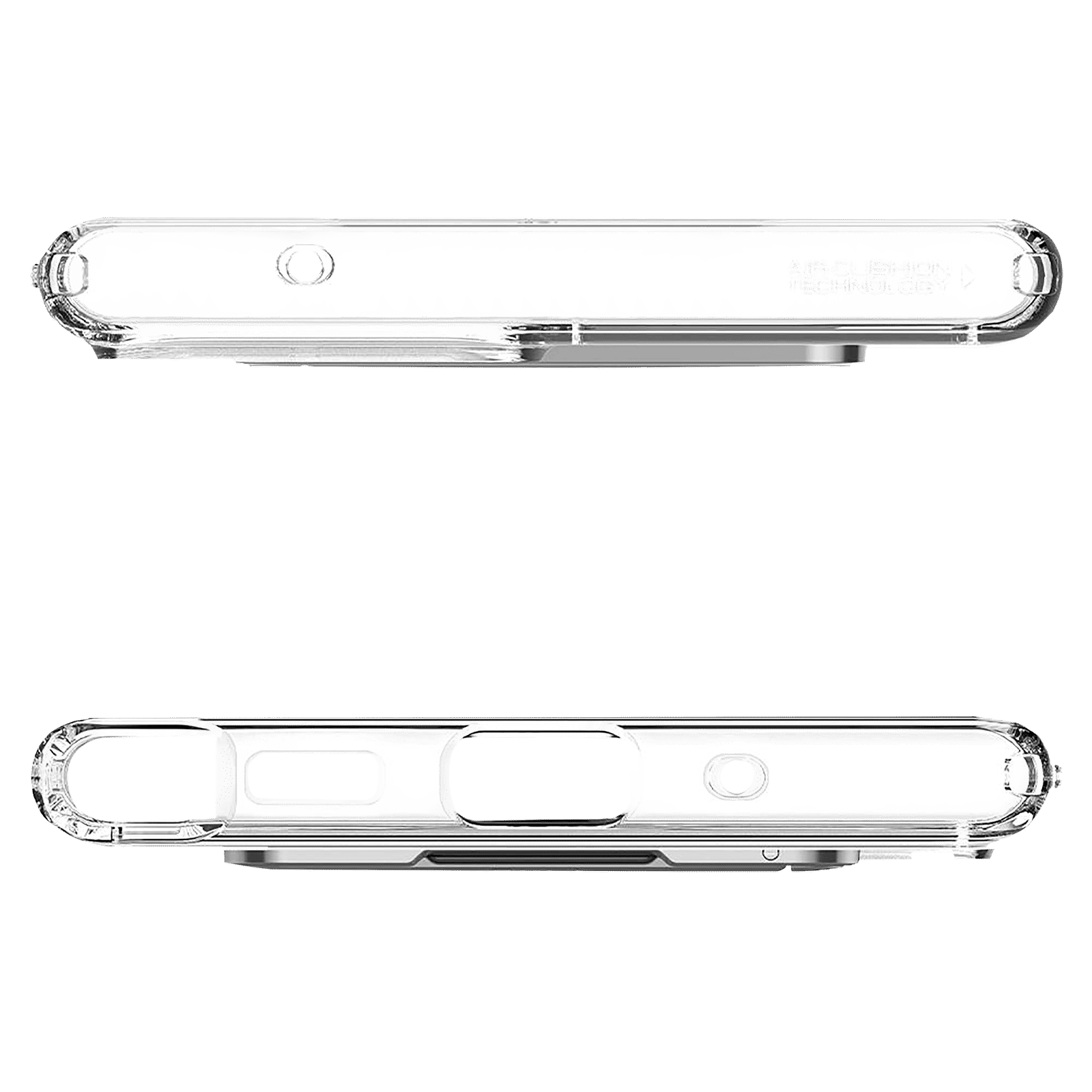 spigen Ultra Hybrid S Hard Polycarbonate & TPU Back Cover for SAMSUNG Galaxy Note 20 Ultra (Air Cushion Technology, Crystal Clear)_8
