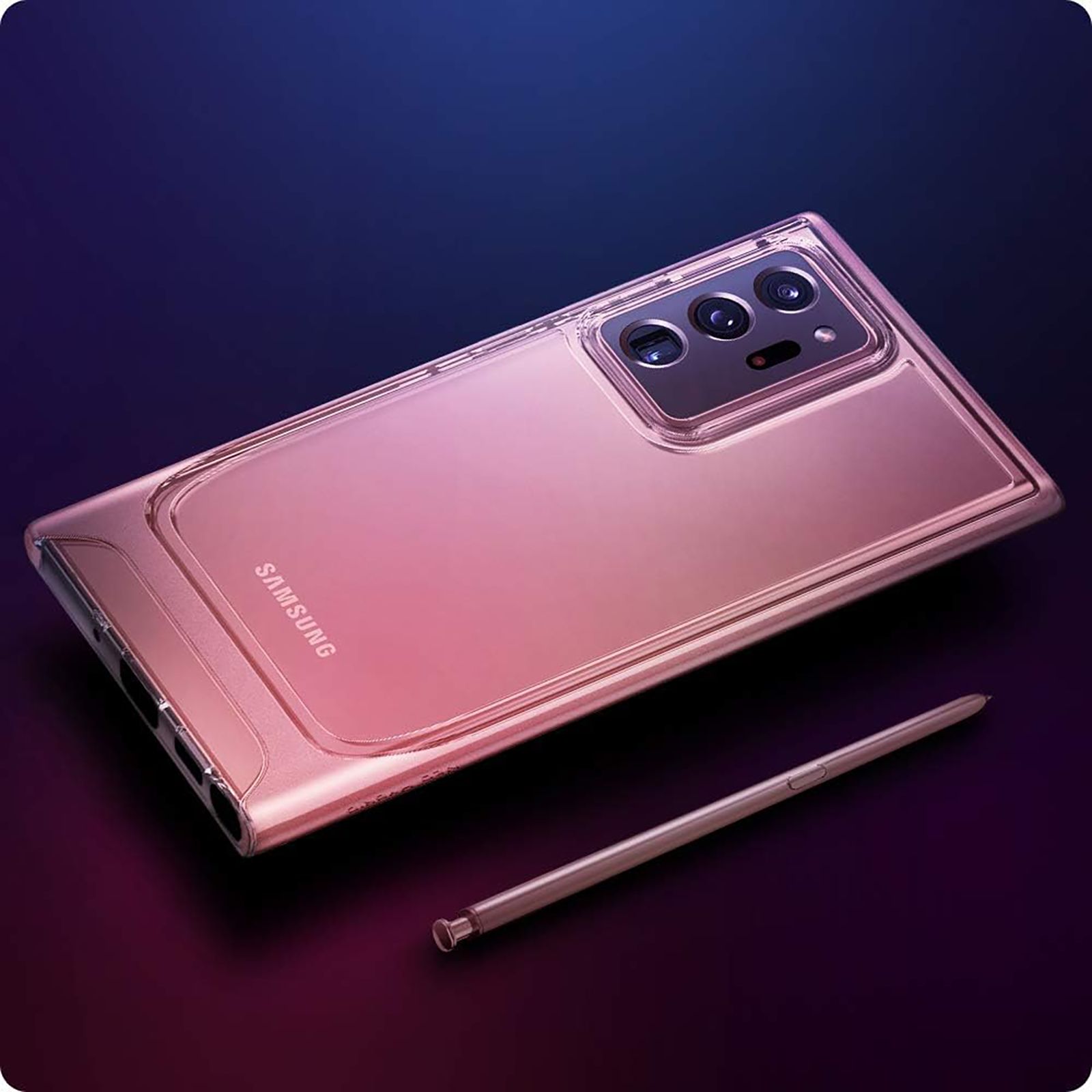 spigen Neo Hybrid Crystal TPU & PC Back Case For Galaxy Note 20 Ultra 5G (Air Cushion Technology, ACS01577, Bronze)_8