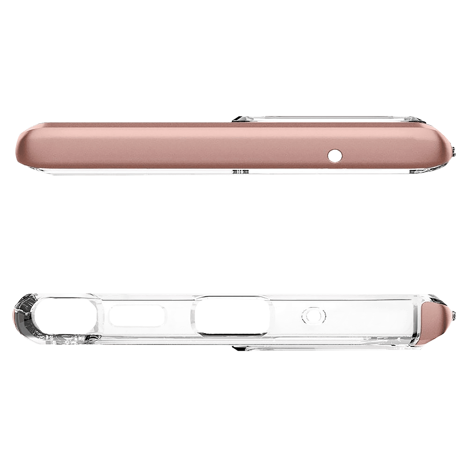 spigen Neo Hybrid Crystal TPU & PC Back Case For Galaxy Note 20 Ultra 5G (Air Cushion Technology, ACS01577, Bronze)_6