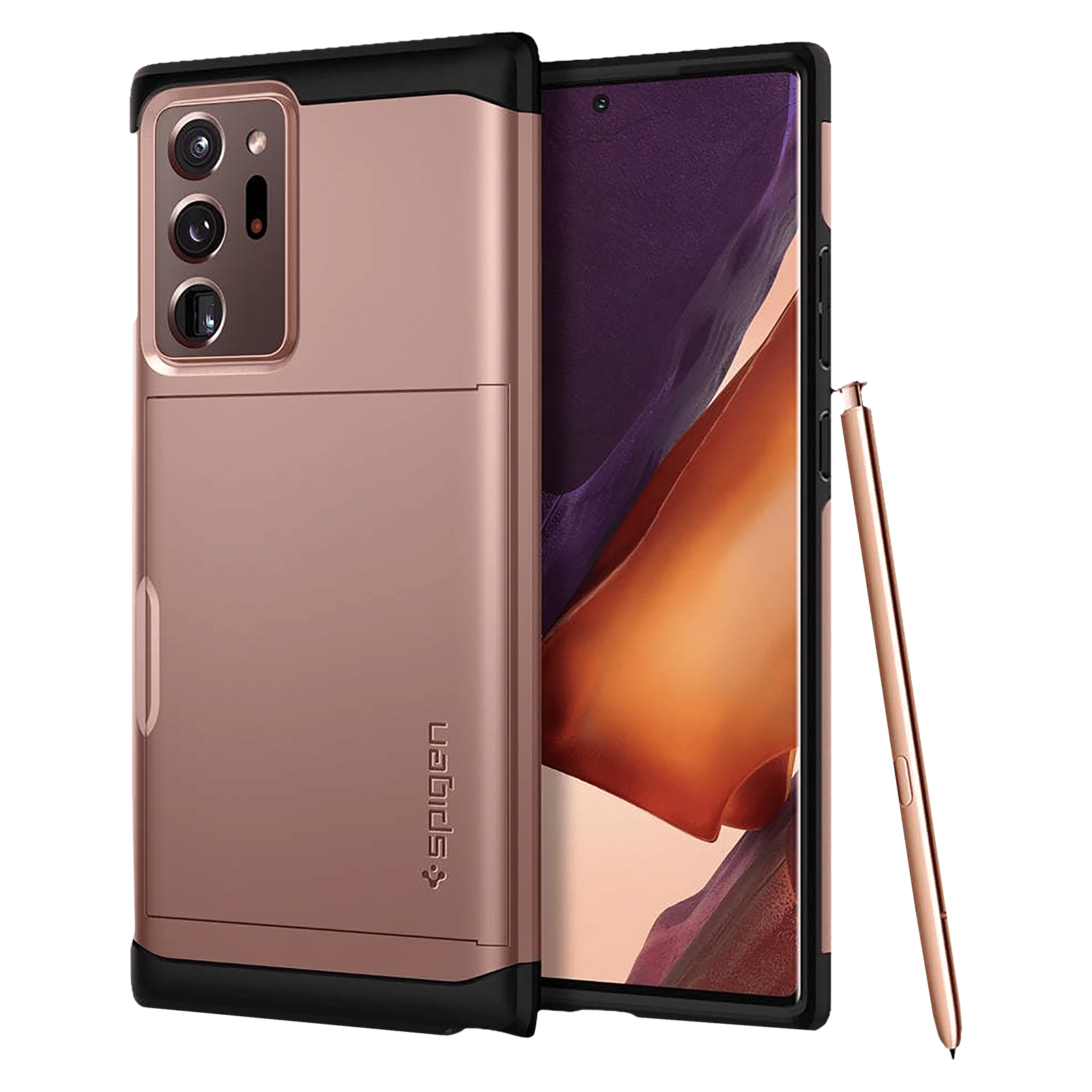 spigen Slim Armor CS TPU & PC Back Case For Galaxy Note 20 Ultra 5G (Air Cushion Technology, ACS01573, Bronze) spigen Slim Armor CS TPU & PC Back Case For Galaxy Note 20 Ultra 5G (Air Cushion Technology, ACS01573, Bronze)_1
