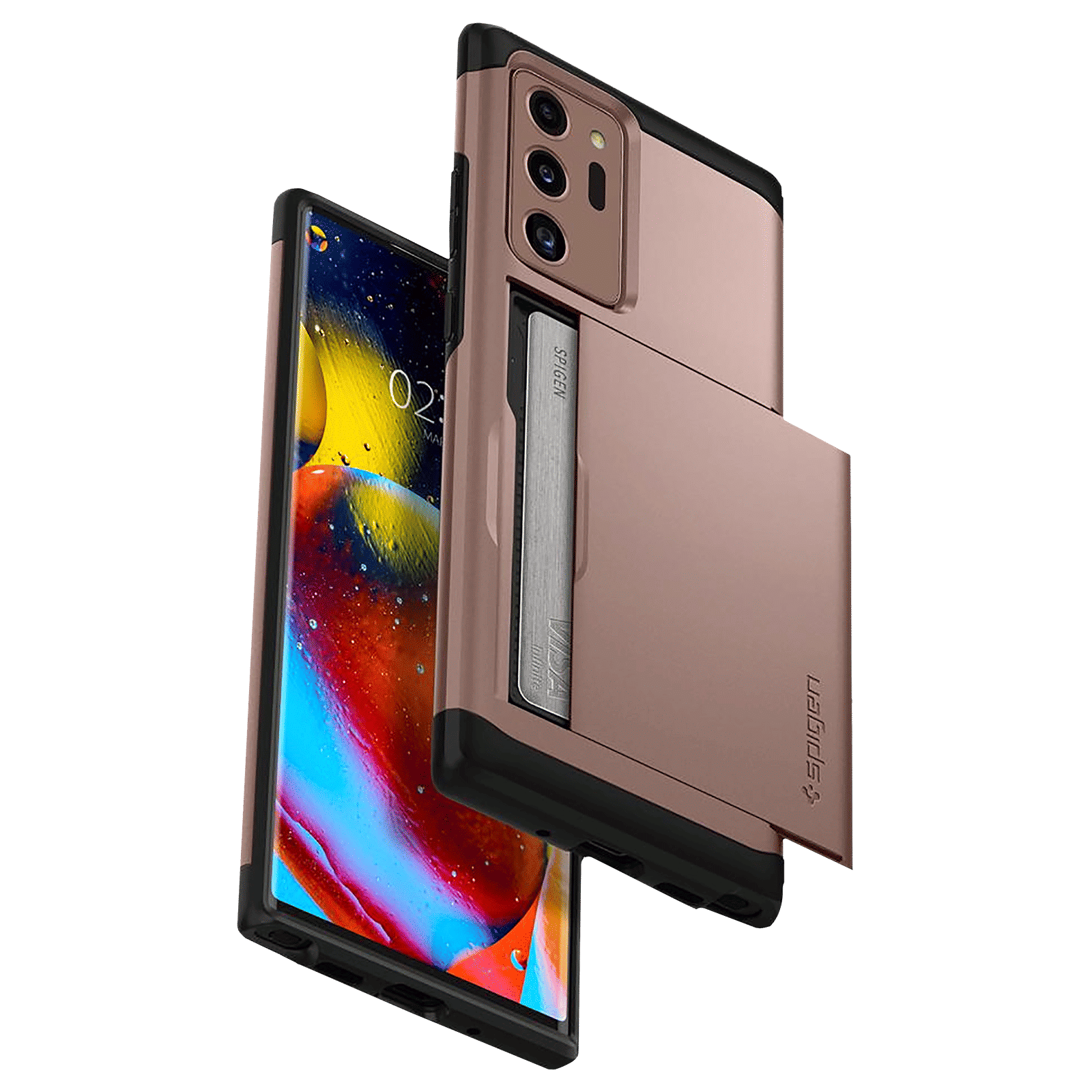 spigen Slim Armor CS TPU & PC Back Case For Galaxy Note 20 Ultra 5G (Air Cushion Technology, ACS01573, Bronze) spigen Slim Armor CS TPU & PC Back Case For Galaxy Note 20 Ultra 5G (Air Cushion Technology, ACS01573, Bronze)_12