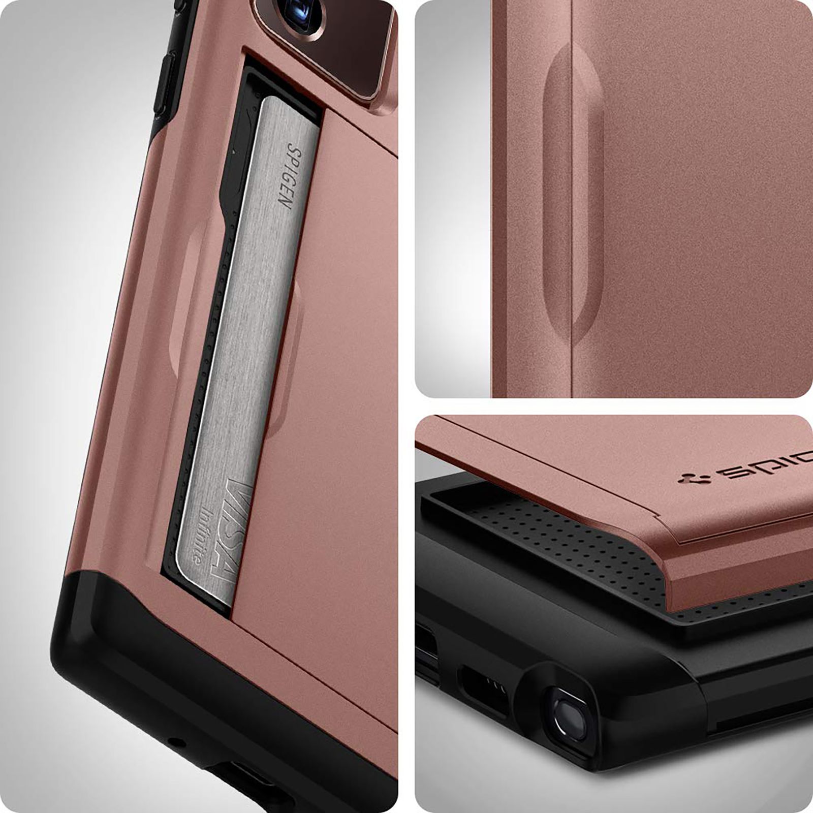 spigen Slim Armor CS TPU & PC Back Case For Galaxy Note 20 Ultra 5G (Air Cushion Technology, ACS01573, Bronze) spigen Slim Armor CS TPU & PC Back Case For Galaxy Note 20 Ultra 5G (Air Cushion Technology, ACS01573, Bronze)_14