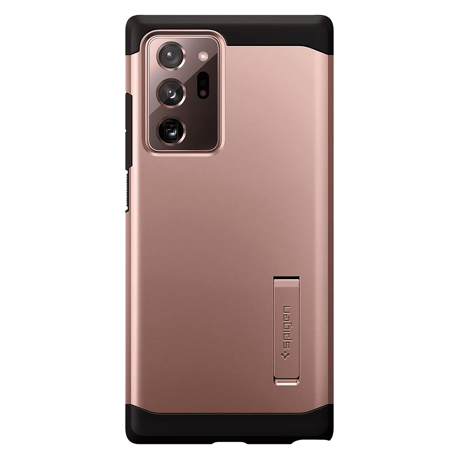 spigen Tough Armor TPU & Polycarbonate Back Case with Stand for SAMSUNG Galaxy Note 20 Ultra 5G (Wireless Charging Compatible, Bronze)_3