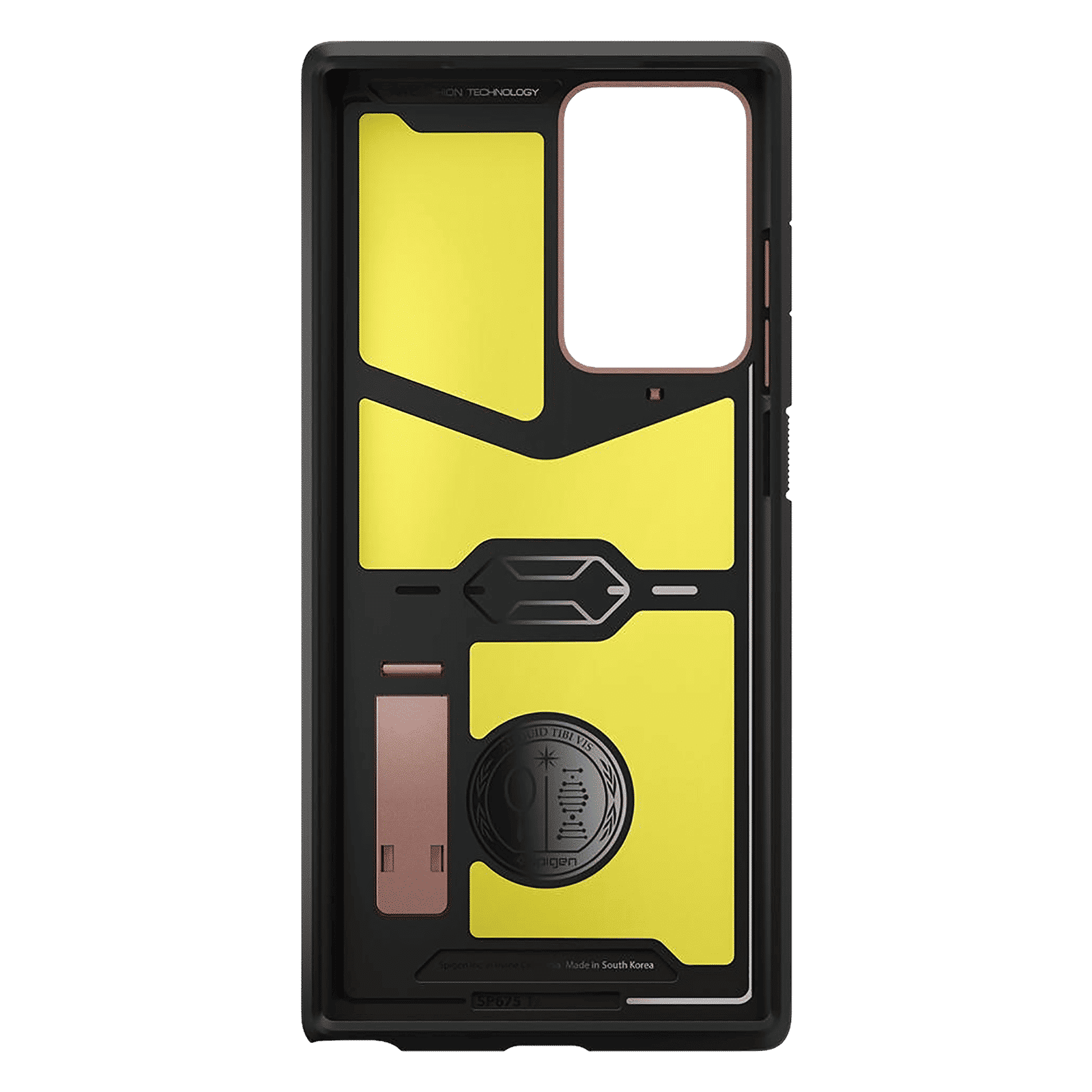 spigen Tough Armor TPU & Polycarbonate Back Case with Stand for SAMSUNG Galaxy Note 20 Ultra 5G (Wireless Charging Compatible, Bronze)_4