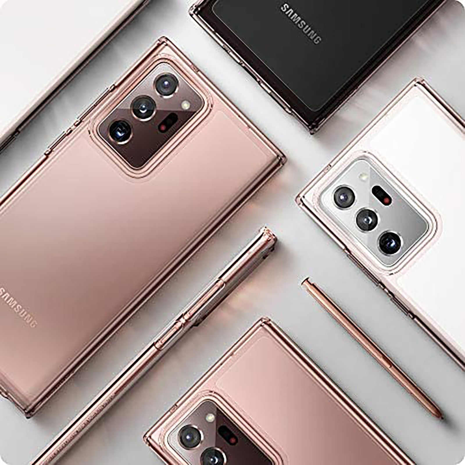 spigen Ultra Hybrid Soft Polycarbonate & TPU Back Cover for SAMSUNG Galaxy Note 20 Ultra (Air Cushion Technology, Bronze)_8