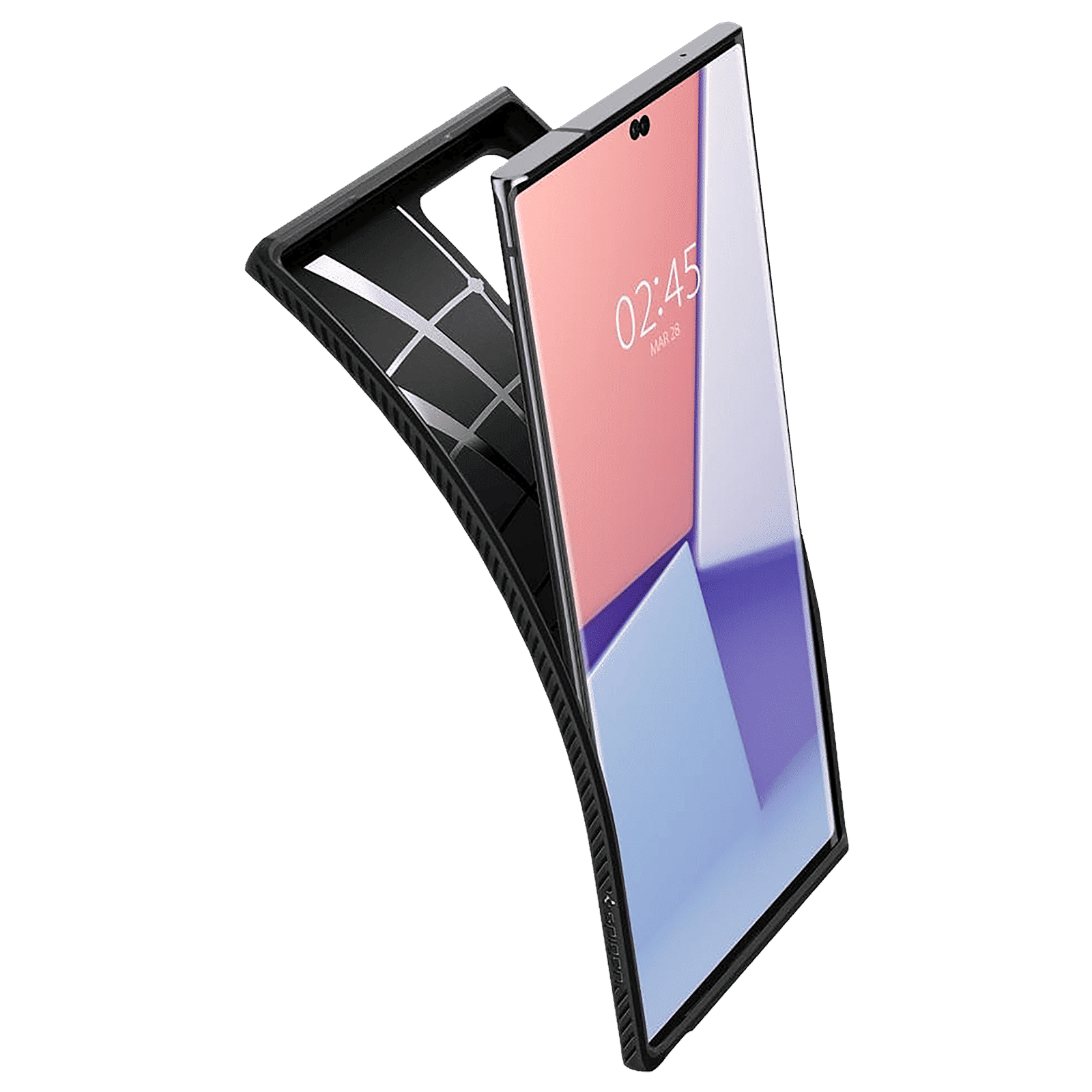 spigen Liquid Air TPU Back Cover for SAMSUNG Galaxy Note 20 Ultra (Supports Wireless Charging, Matte Black)_9