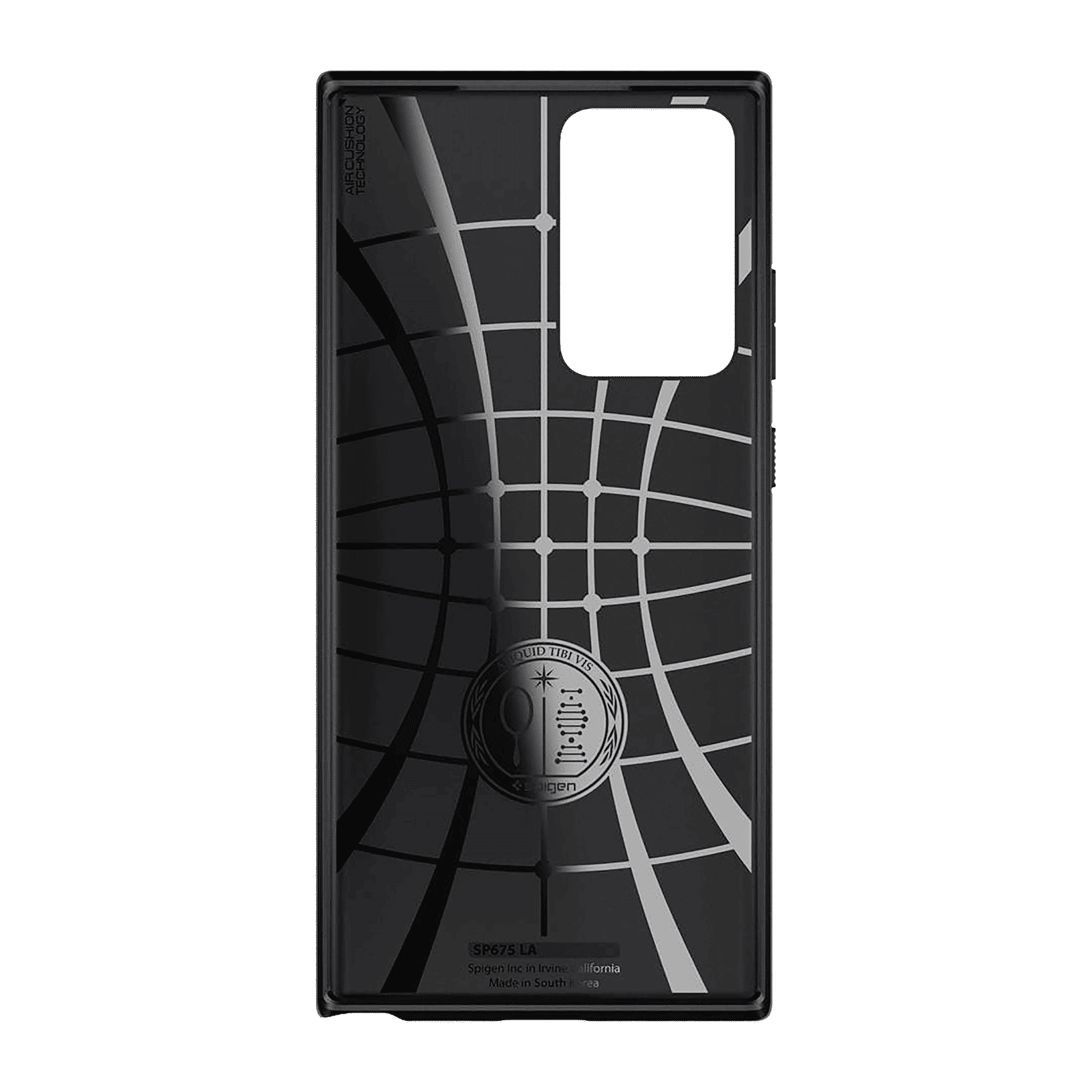 spigen Liquid Air TPU Back Cover for SAMSUNG Galaxy Note 20 Ultra (Supports Wireless Charging, Matte Black)_5