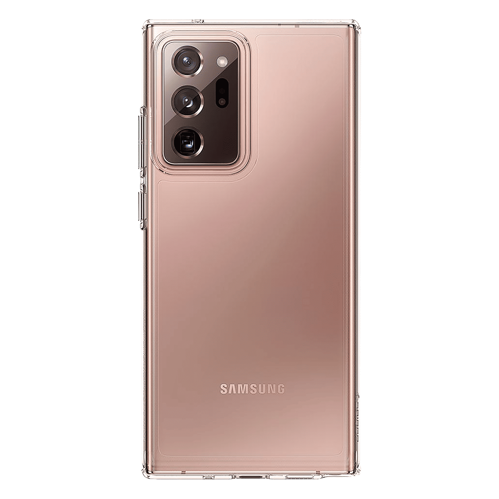 spigen Ultra Hybrid Polycarbonate & TPU Back Cover for SAMSUNG Galaxy Note 20 Ultra (Air Cushion Technology, Crystal Clear)_4