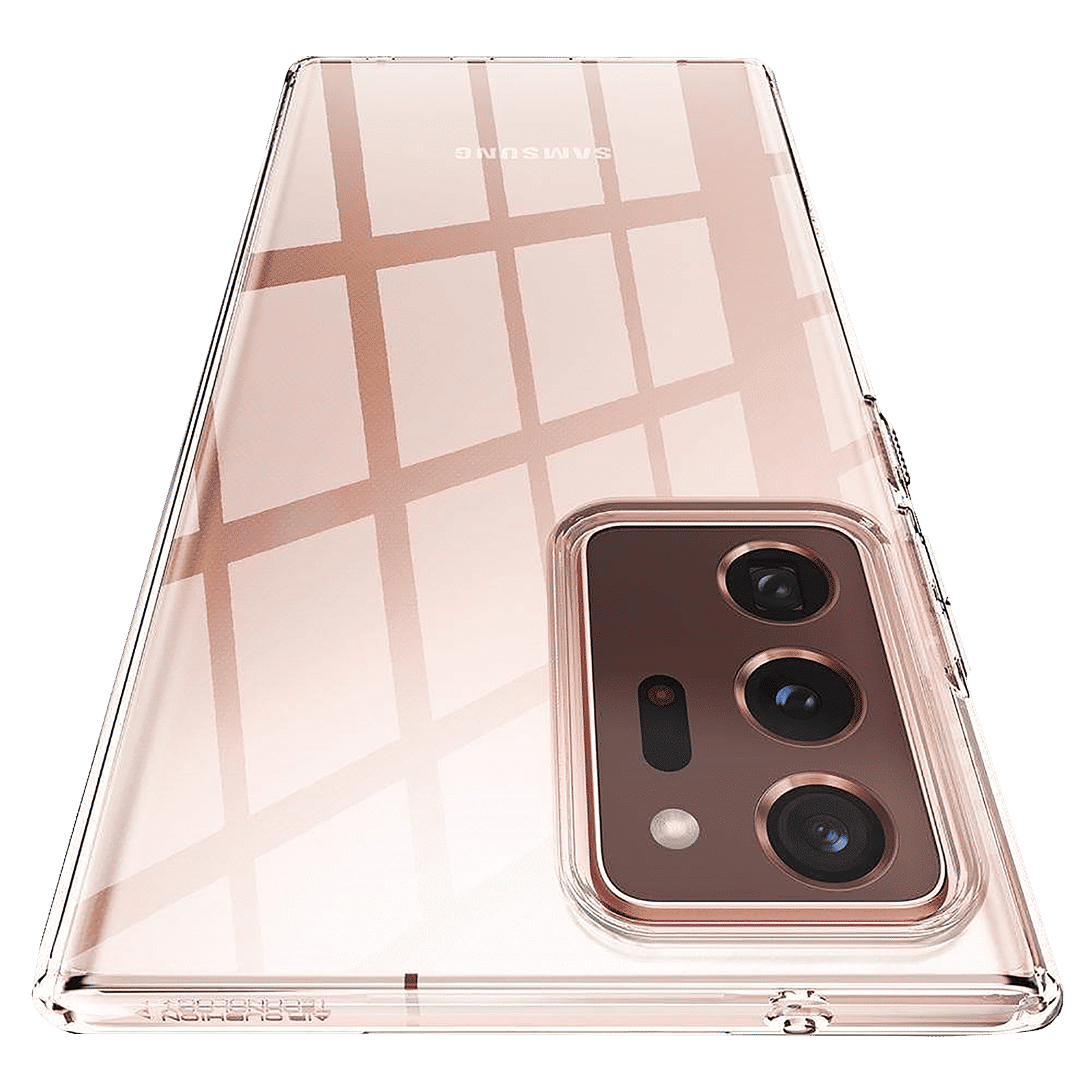 spigen Liquid Crystal TPU Back Cover for SAMSUNG Galaxy Note 20 Ultra (Wireless Charging Compatible, Crystal Clear)_7