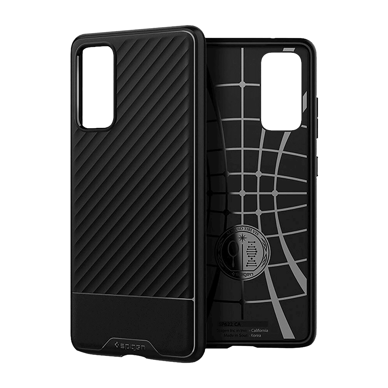 spigen Core Armor TPU Back Cover for Samsung Galaxy S20 FE (Sleek Protection, Matte Black)_3