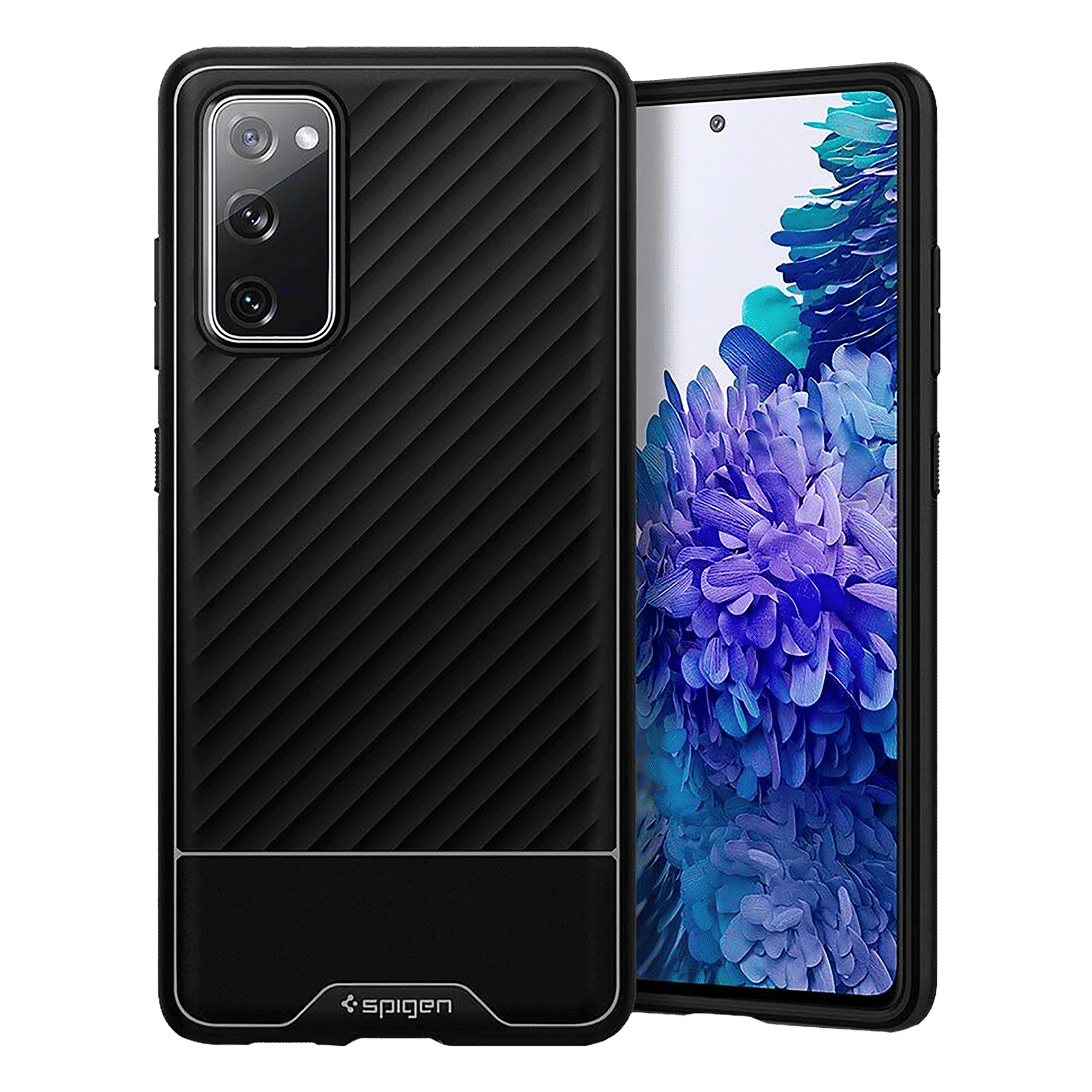 spigen Core Armor TPU Back Cover for Samsung Galaxy S20 FE (Sleek Protection, Matte Black)_4