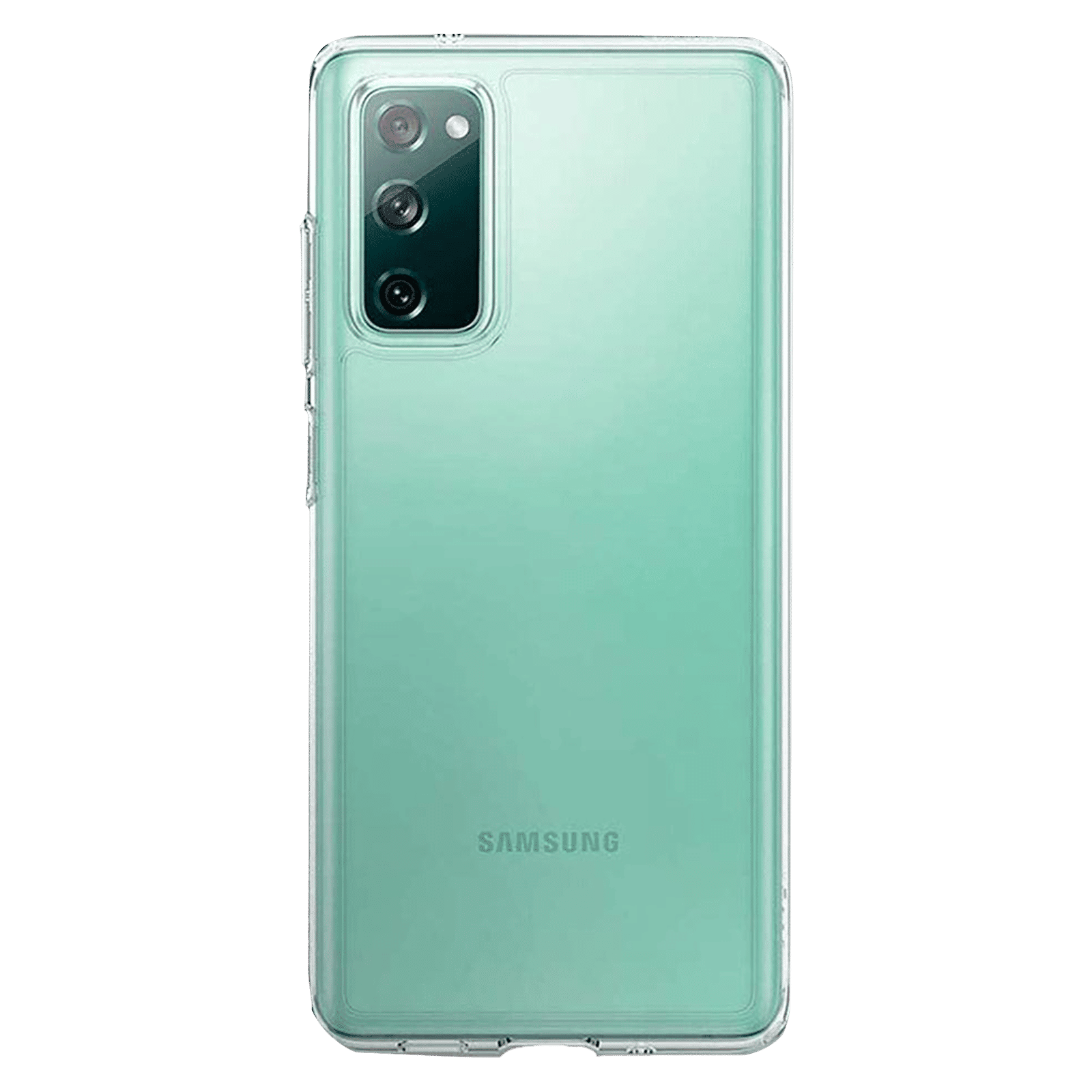 spigen Crystal Hybrid TPU and Plastic Back Cover for Samsung Galaxy S20 FE (Lightweight, Clear)_4