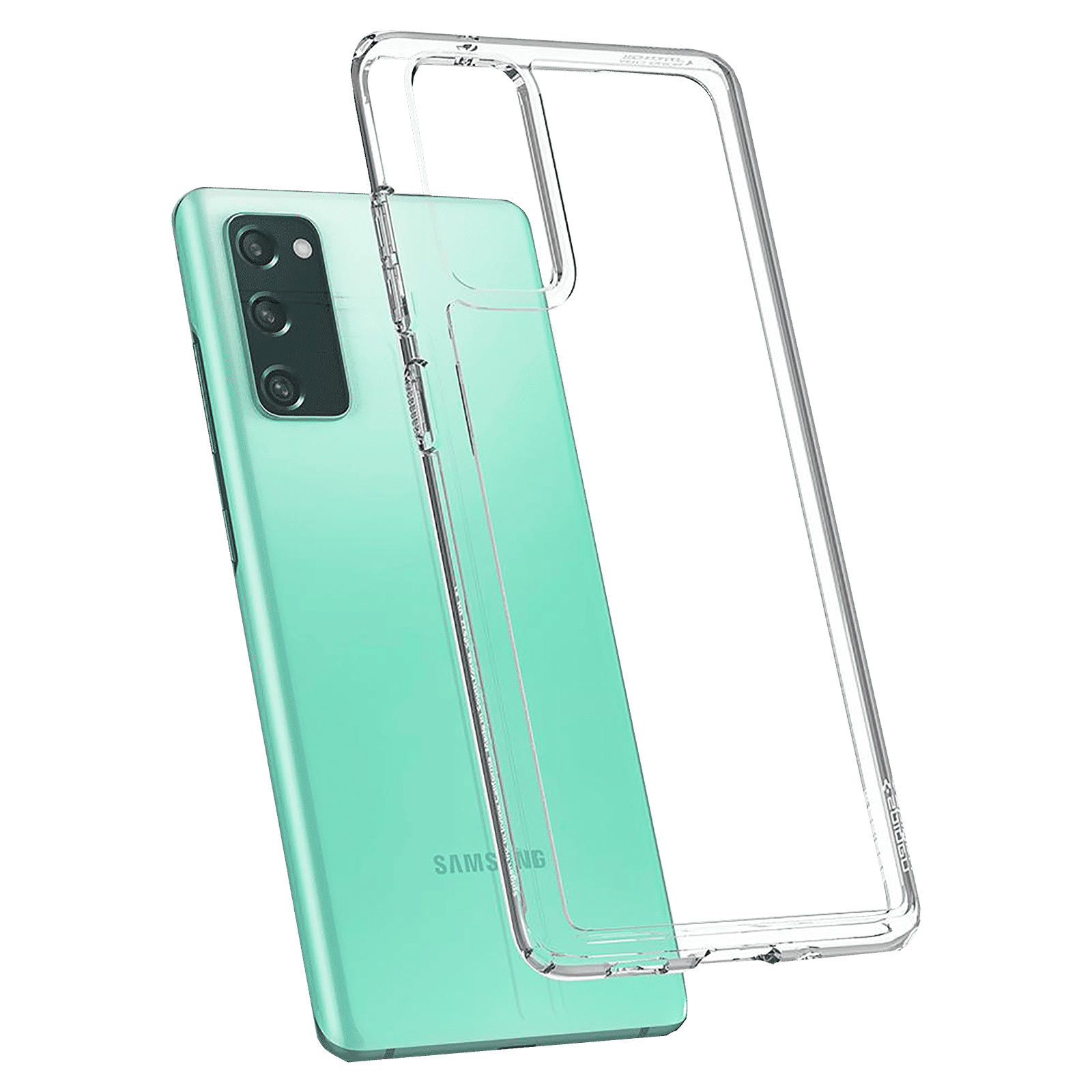 spigen Ultra Hybrid Hard Polycarbonate & TPU Back Cover for SAMSUNG Galaxy S20 FE (Air Cushion Technology, Crystal Clear)_7