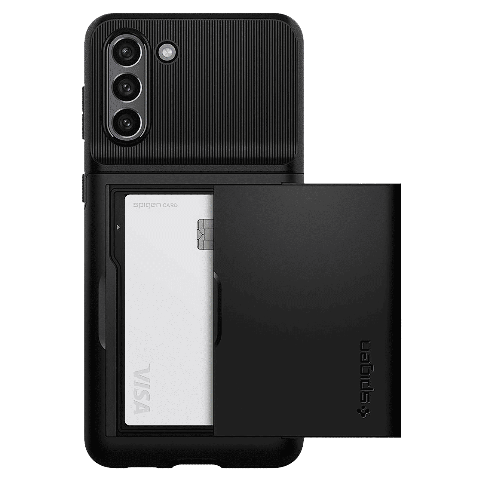 spigen Slim Armor CS Hard & Soft TPU & Polycarbonate Back Cover for SAMSUNG Galaxy S21 (Wireless Charging Compatible, Black)_11