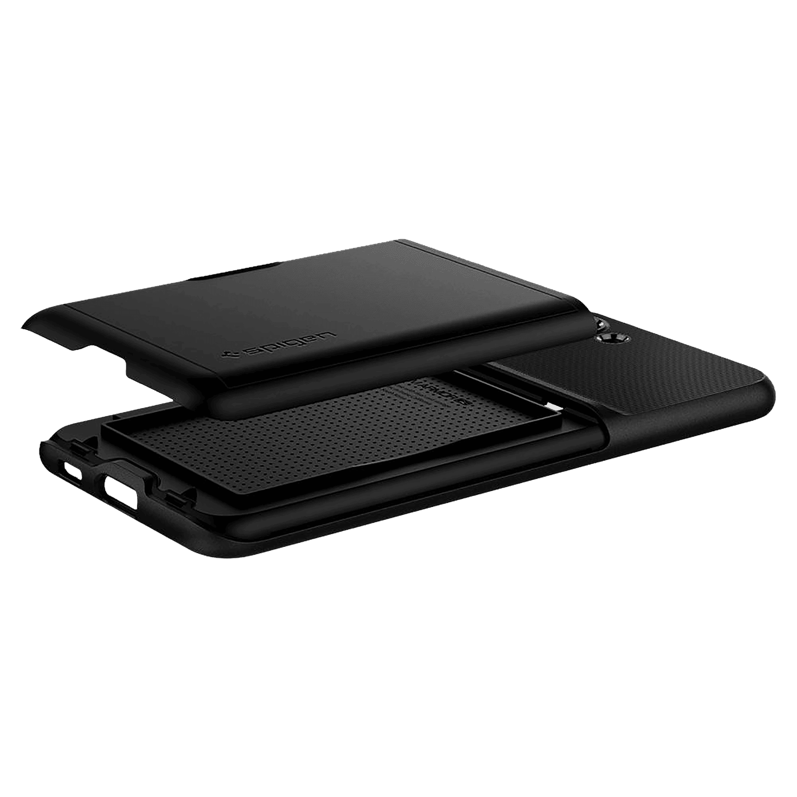 spigen Slim Armor CS Hard & Soft TPU & Polycarbonate Back Cover for SAMSUNG Galaxy S21 (Wireless Charging Compatible, Black)_14