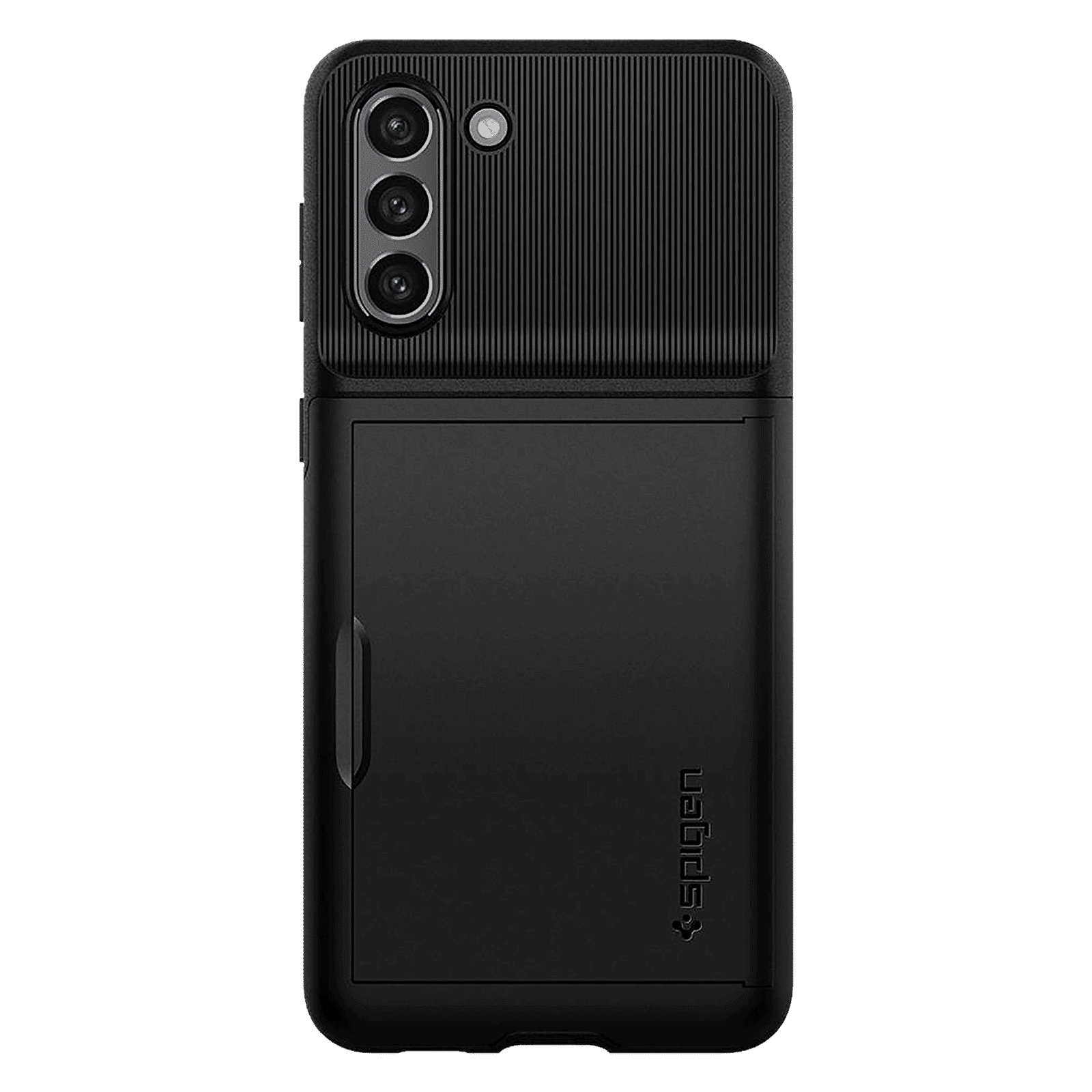 spigen Slim Armor CS Hard & Soft TPU & Polycarbonate Back Cover for SAMSUNG Galaxy S21 (Wireless Charging Compatible, Black)_3