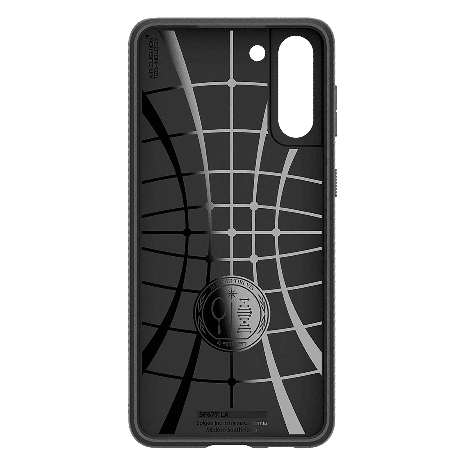 spigen Liquid Air TPU Back Cover for SAMSUNG Galaxy S21 (Supports Wireless Charging, Matte Black)_5