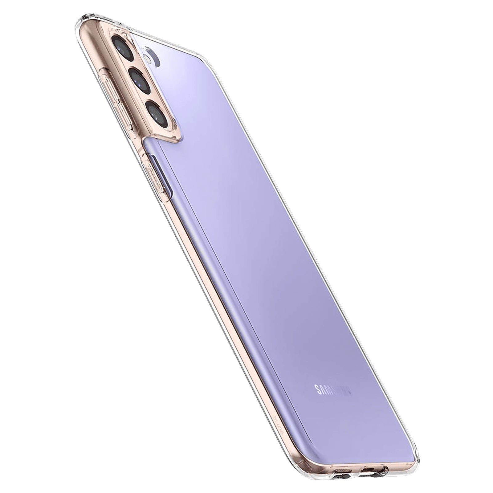 spigen Liquid Crystal TPU Back Cover for SAMSUNG Galaxy S21 (Air Cushion Technology, Crystal Quartz)_7