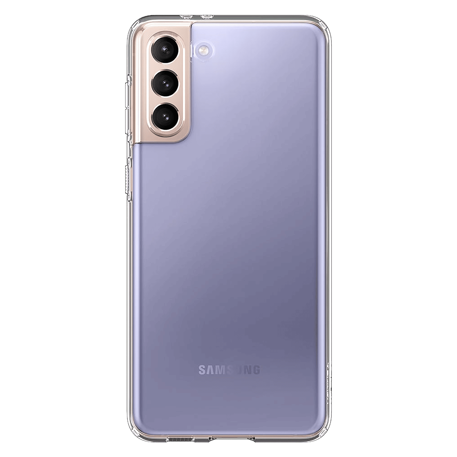 spigen Liquid Crystal TPU Back Cover for SAMSUNG Galaxy S21 (Air Cushion Technology, Crystal Quartz)_4