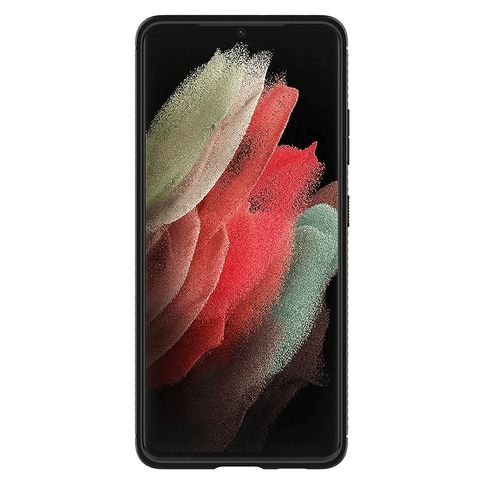 spigen Rugged Armor TPU Back Case For Galaxy S21 Ultra (Slim & Grip-Friendly, ACS02349, Matte Black)_3