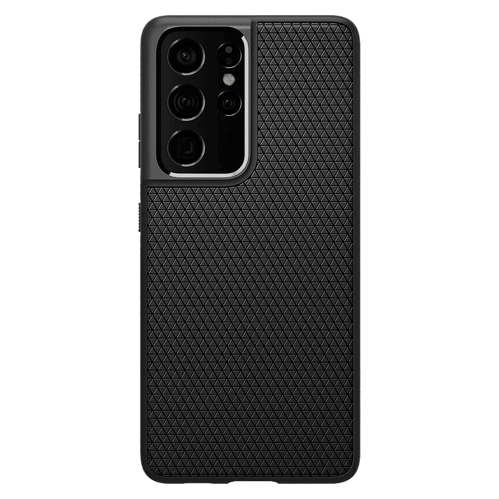 spigen Liquid Air TPU Back Cover for SAMSUNG Galaxy S21 Ultra (Supports Wireless Charging, Matte Black)_4