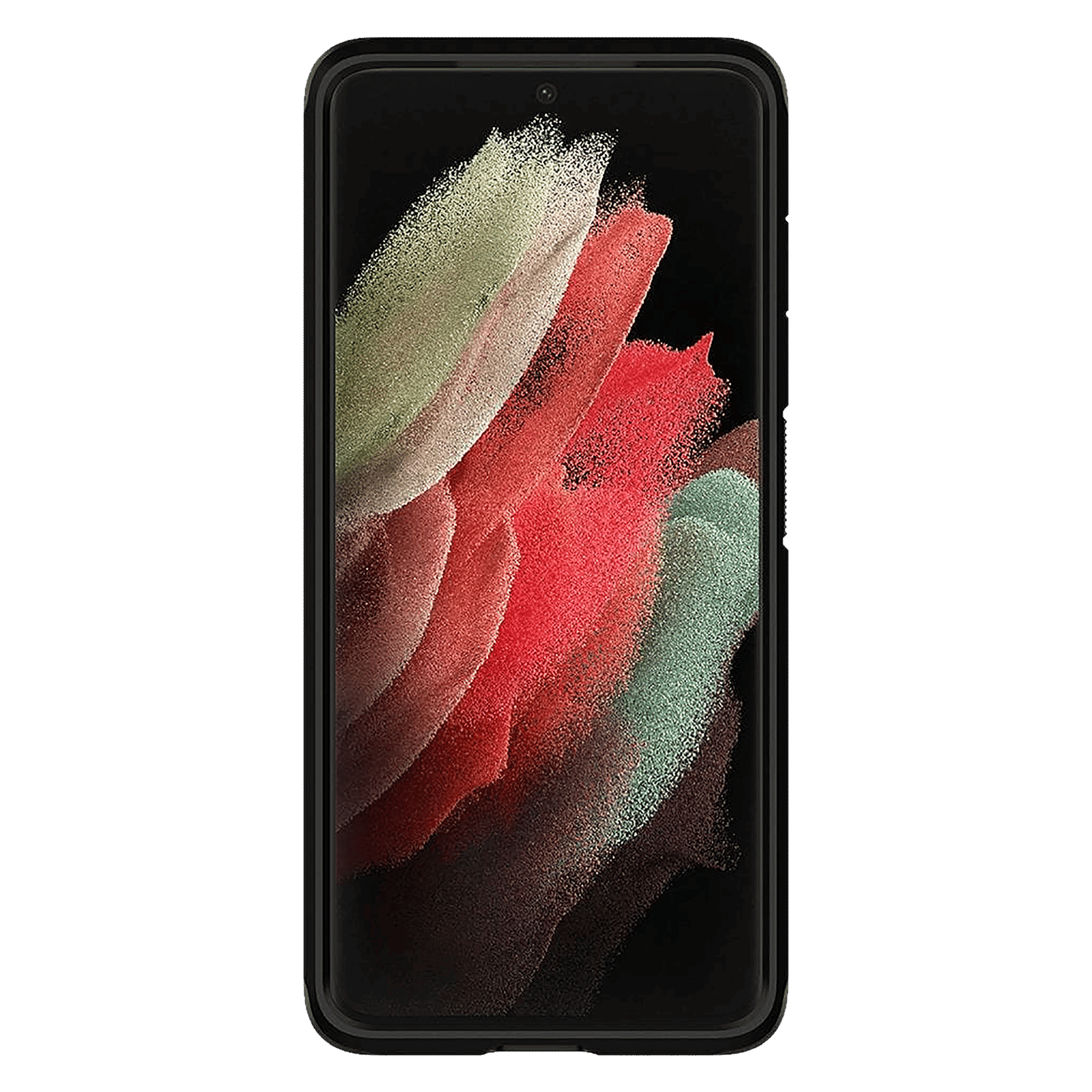 spigen Tough Armor TPU & Polycarbonate Back Case with Stand for SAMSUNG Galaxy S21 Ultra (Wireless Charging Compatible, Black)_3