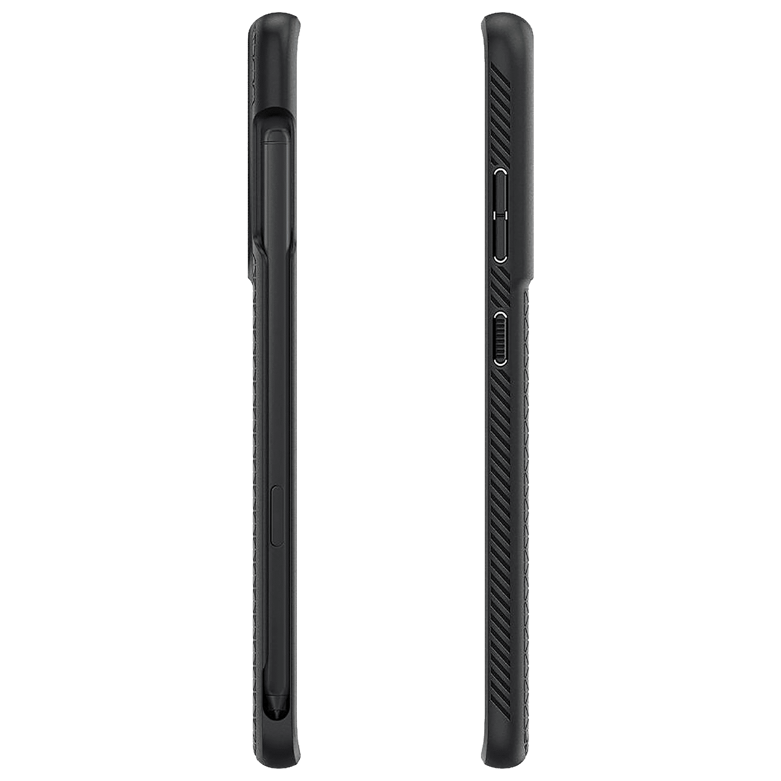 spigen Liquid Air Pro TPU Back Cover for SAMSUNG Galaxy S21 Ultra (Supports Wireless Charging, Matte Black) spigen Liquid Air Pro TPU Back Cover for SAMSUNG Galaxy S21 Ultra (Supports Wireless Charging, Matte Black)_11