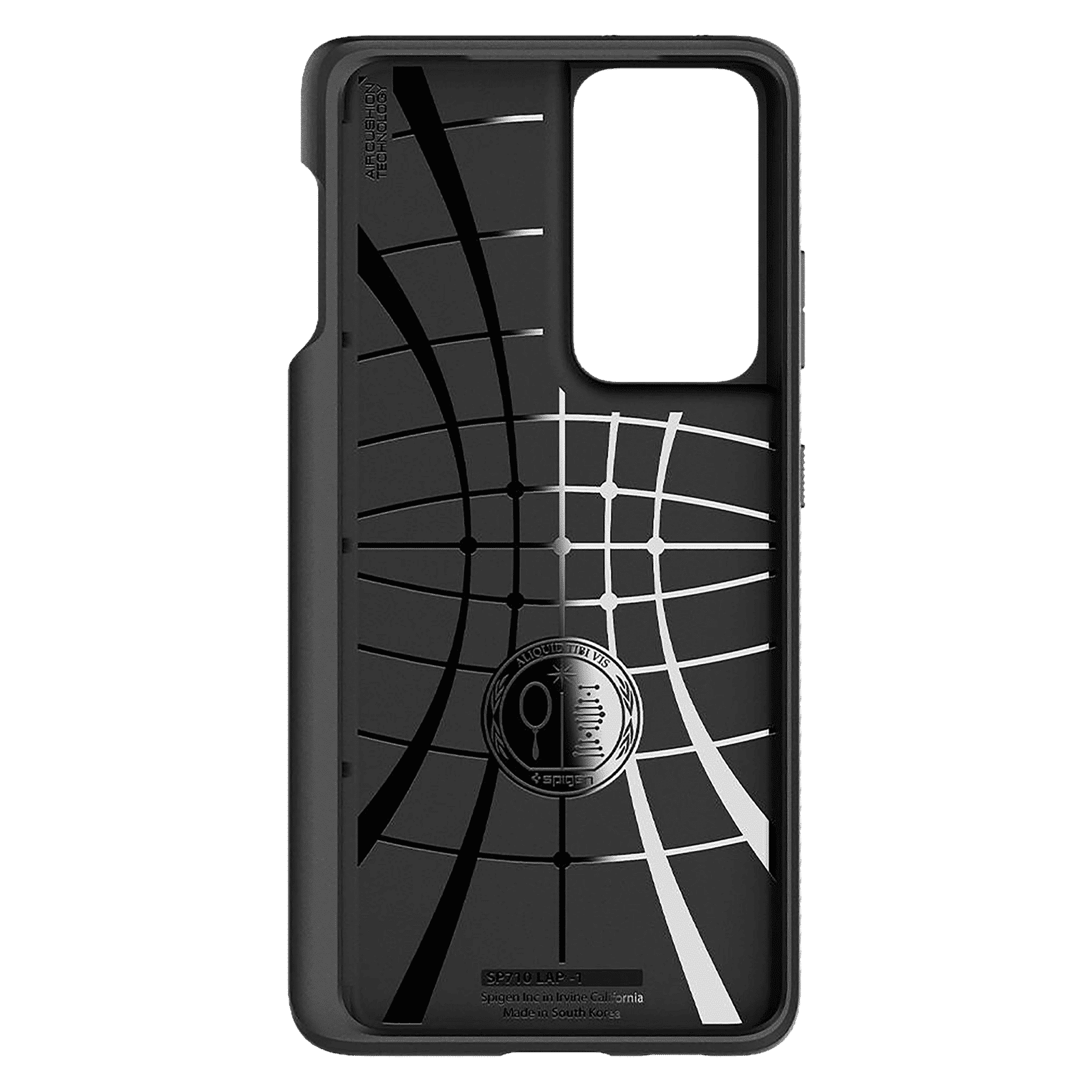 spigen Liquid Air Pro TPU Back Cover for SAMSUNG Galaxy S21 Ultra (Supports Wireless Charging, Matte Black) spigen Liquid Air Pro TPU Back Cover for SAMSUNG Galaxy S21 Ultra (Supports Wireless Charging, Matte Black)_9