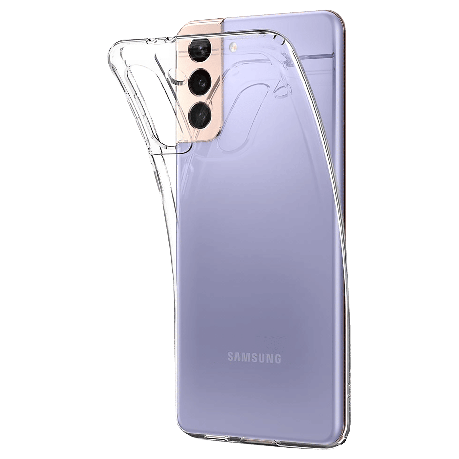 spigen Liquid Crystal TPU Back Cover for SAMSUNG Galaxy S21 Plus (Air Cushion Technology, Crystal Clear)_9