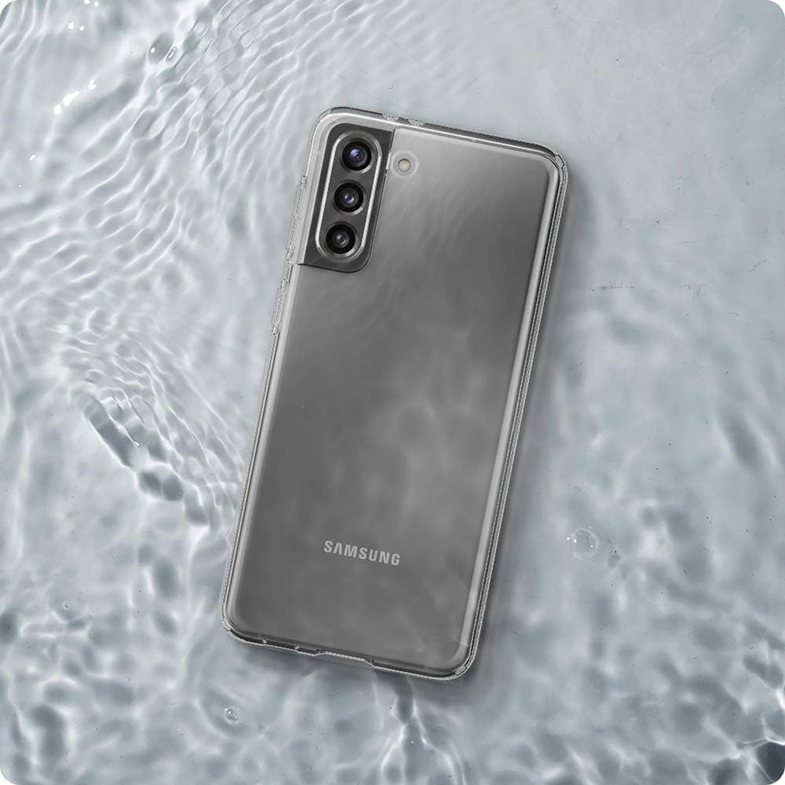 spigen Liquid Crystal TPU Back Cover for SAMSUNG Galaxy S21 Plus (Air Cushion Technology, Crystal Clear)_12
