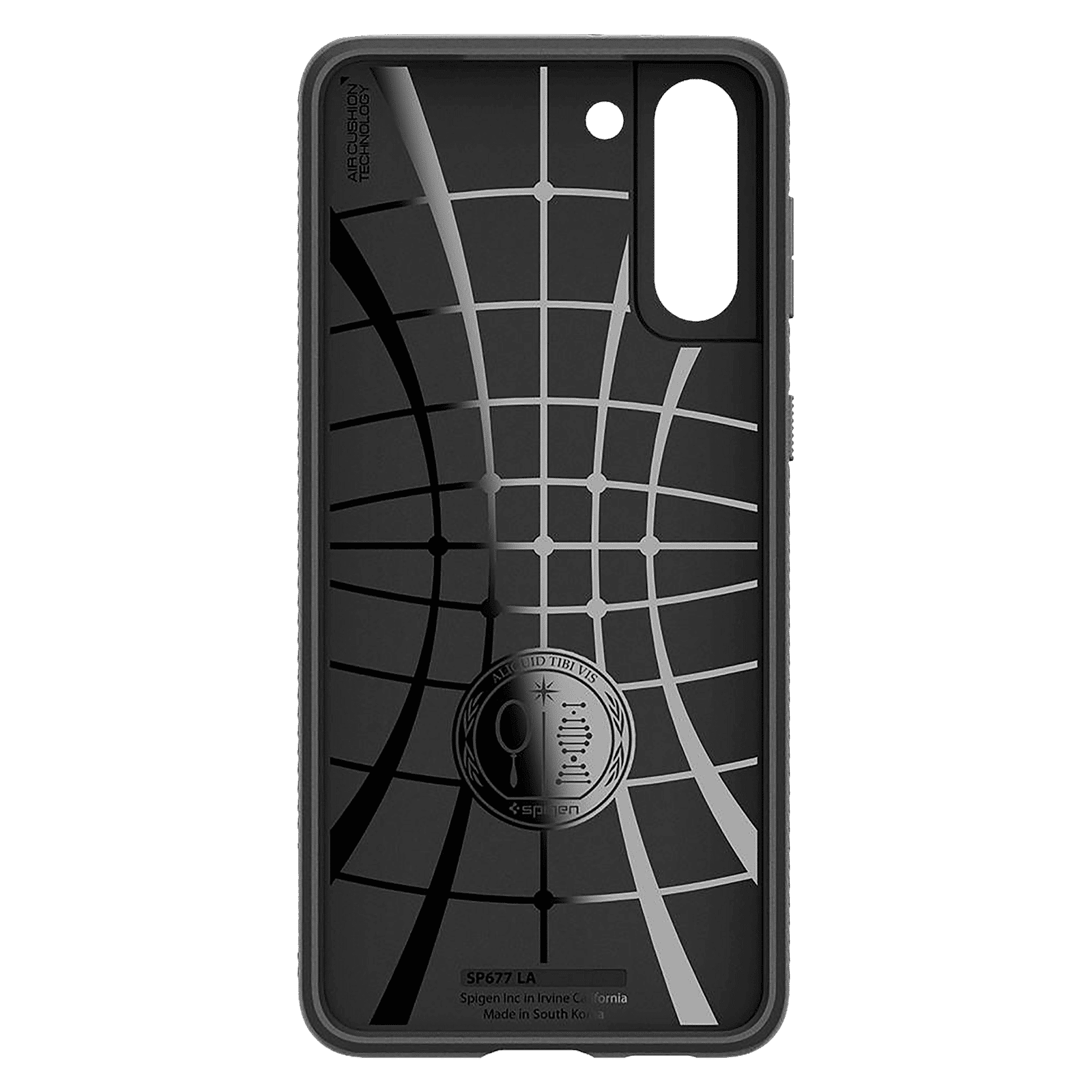 spigen Liquid Air TPU Back Cover for SAMSUNG Galaxy S21 Plus (Supports Wireless Charging, Matte Black)_5