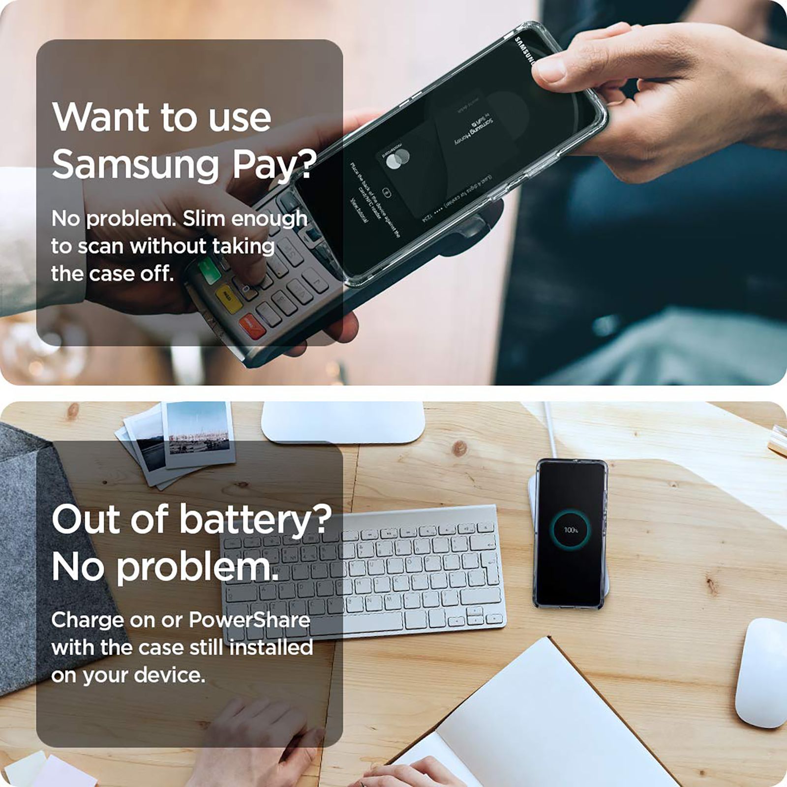 spigen Neo Hybrid Crystal TPU & PC Back Case For Galaxy S21 Plus (Precise Cutouts, ACS02394, Black)_9