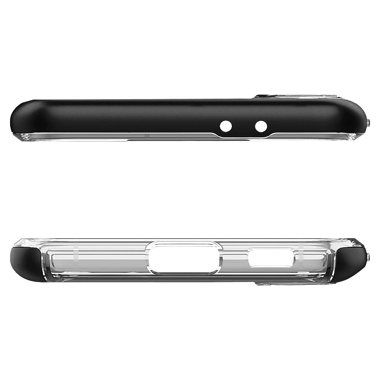 spigen Neo Hybrid Crystal TPU & PC Back Case For Galaxy S21 Plus (Precise Cutouts, ACS02394, Black)_6