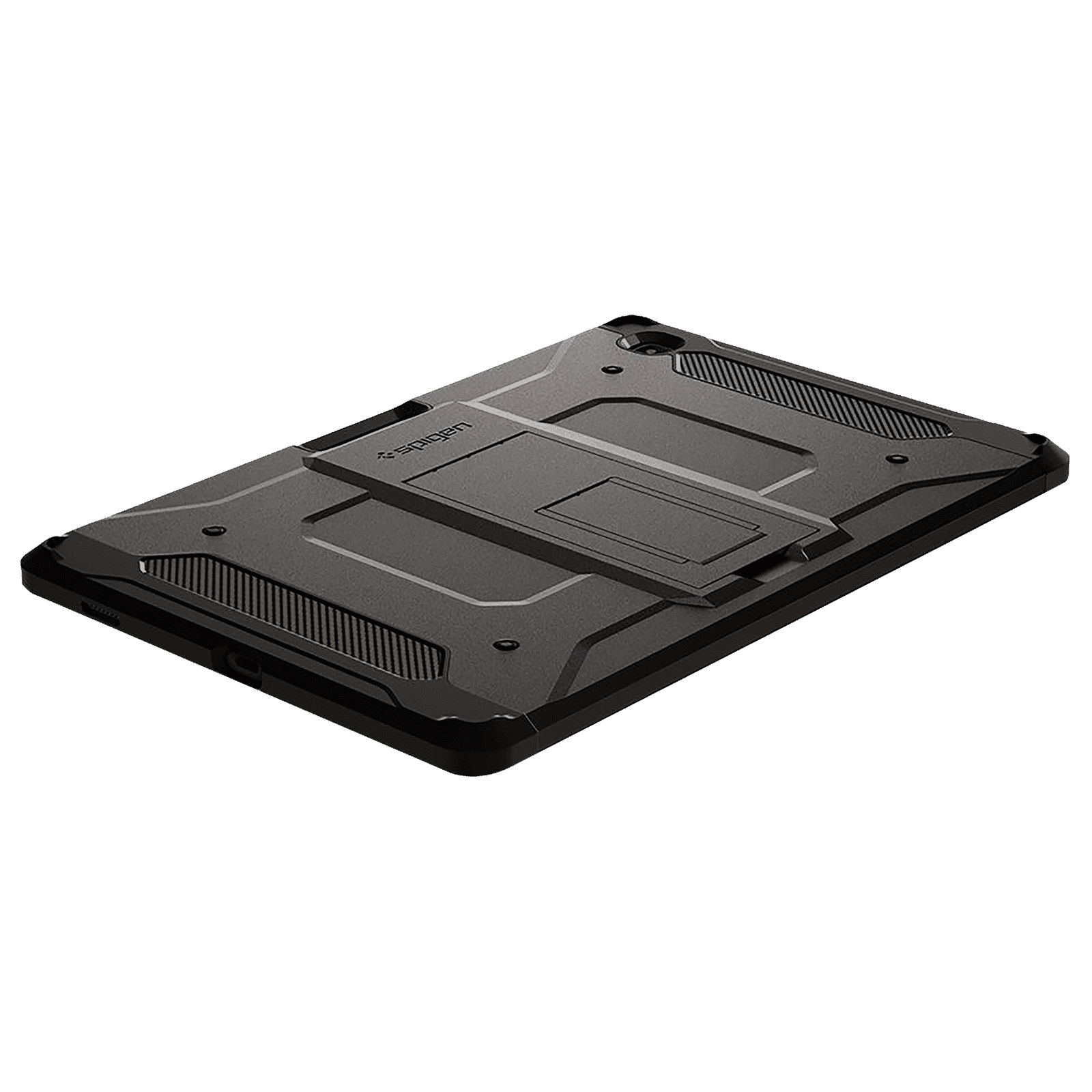 spigen Tough Armor Pro TPU & PC Back Case with Stand for SAMSUNG Galaxy Tab S6 Lite with S Pen Holder (Comfortable Angle, Gunmetal) spigen Tough Armor Pro TPU & PC Back Case with Stand for SAMSUNG Galaxy Tab S6 Lite with S Pen Holder (Comfortable Angle, Gunmetal)_8
