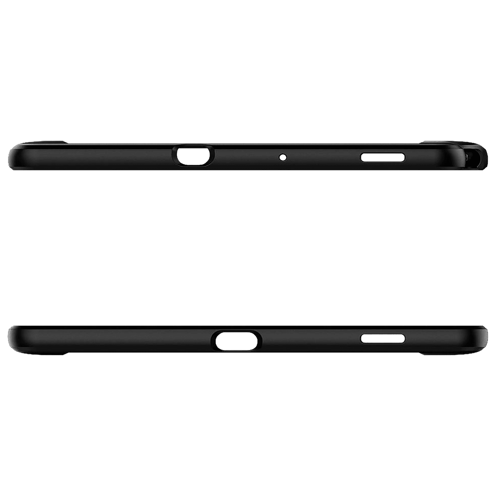 spigen Rugged Armor TPU Back Case For Galaxy Tab S6 Lite (Air Cushion Technology, ACS01284, Matte Black)_6