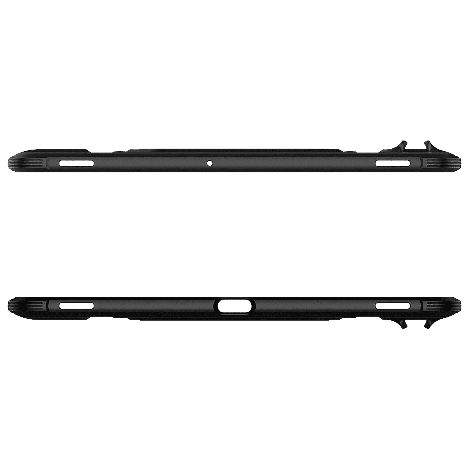 spigen Rugged Armor Pro PU Leather & TPU Full Cover Case For Galaxy Tab S7 Plus (Air Cushion Technology, ACS01607, Black)_7