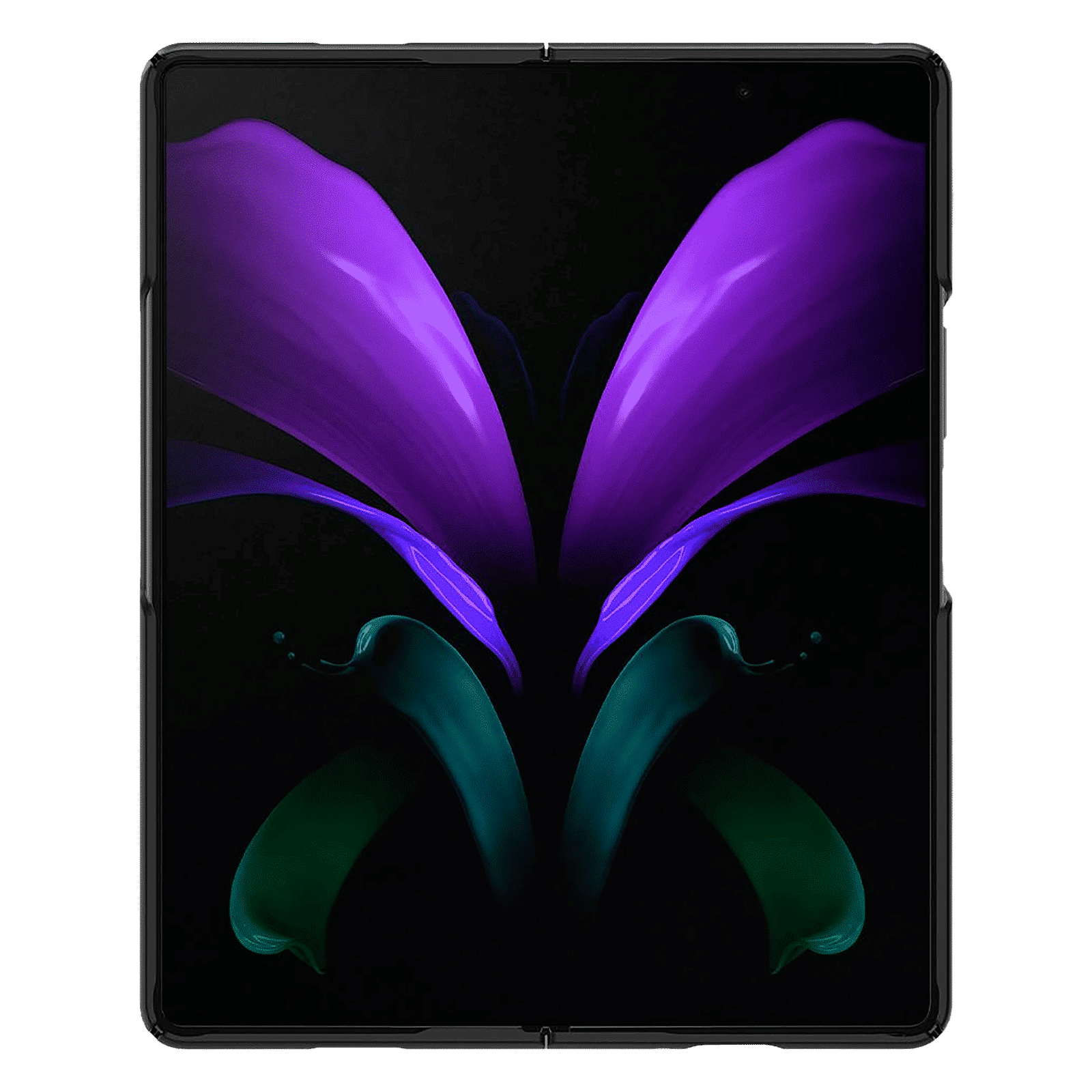 spigen Thin Fit Polycarbonate Back Cover for SAMSUNG Galaxy Z Fold 2 (Wireless Charging Compatible, Black)_3